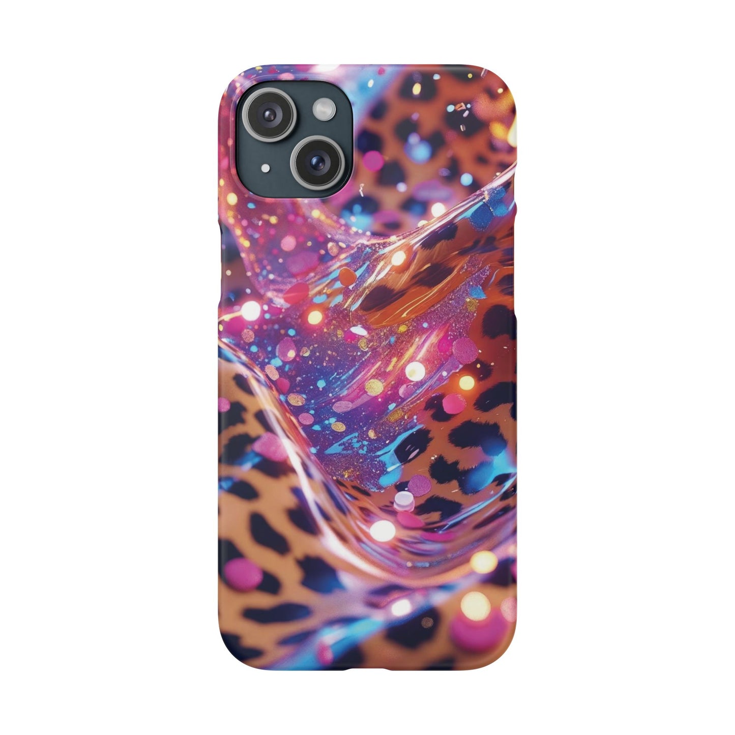 Snap Case Leopard Muster iPhone Handyhülle