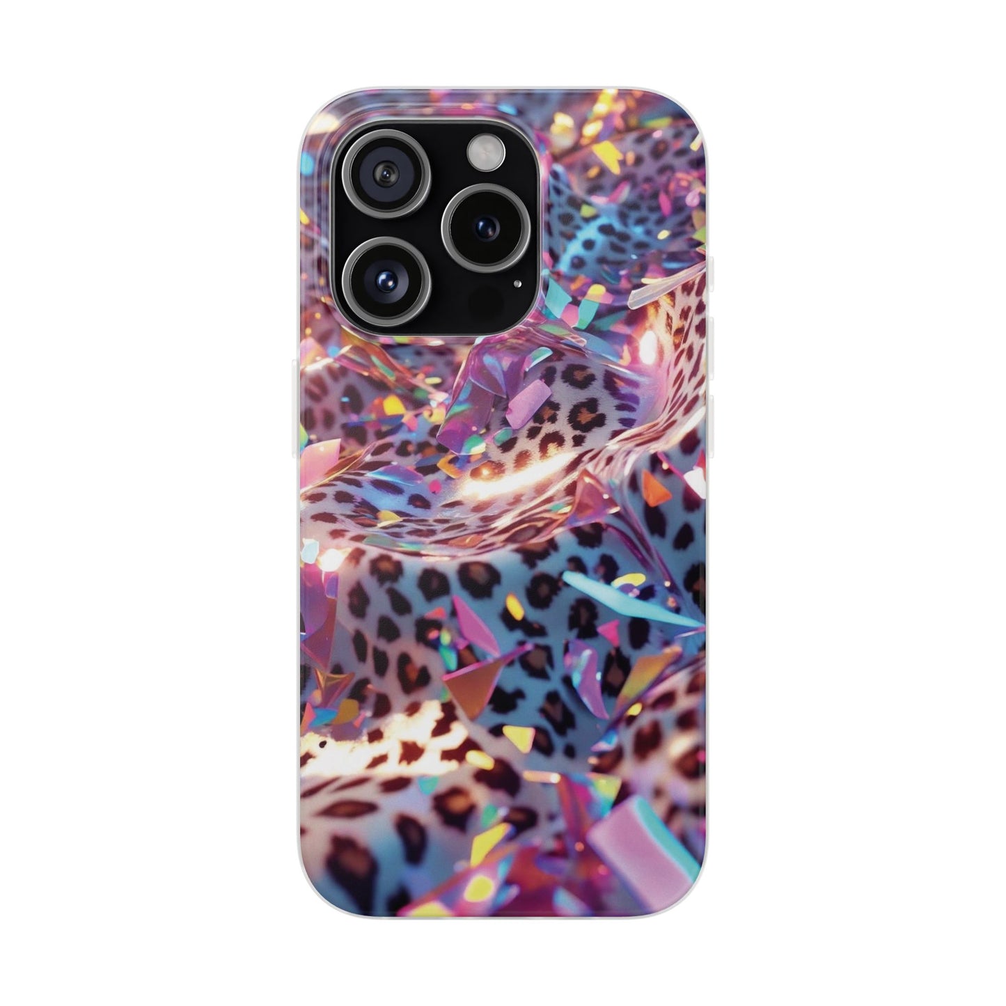iPhone Flexi Case – Leopardenmuster