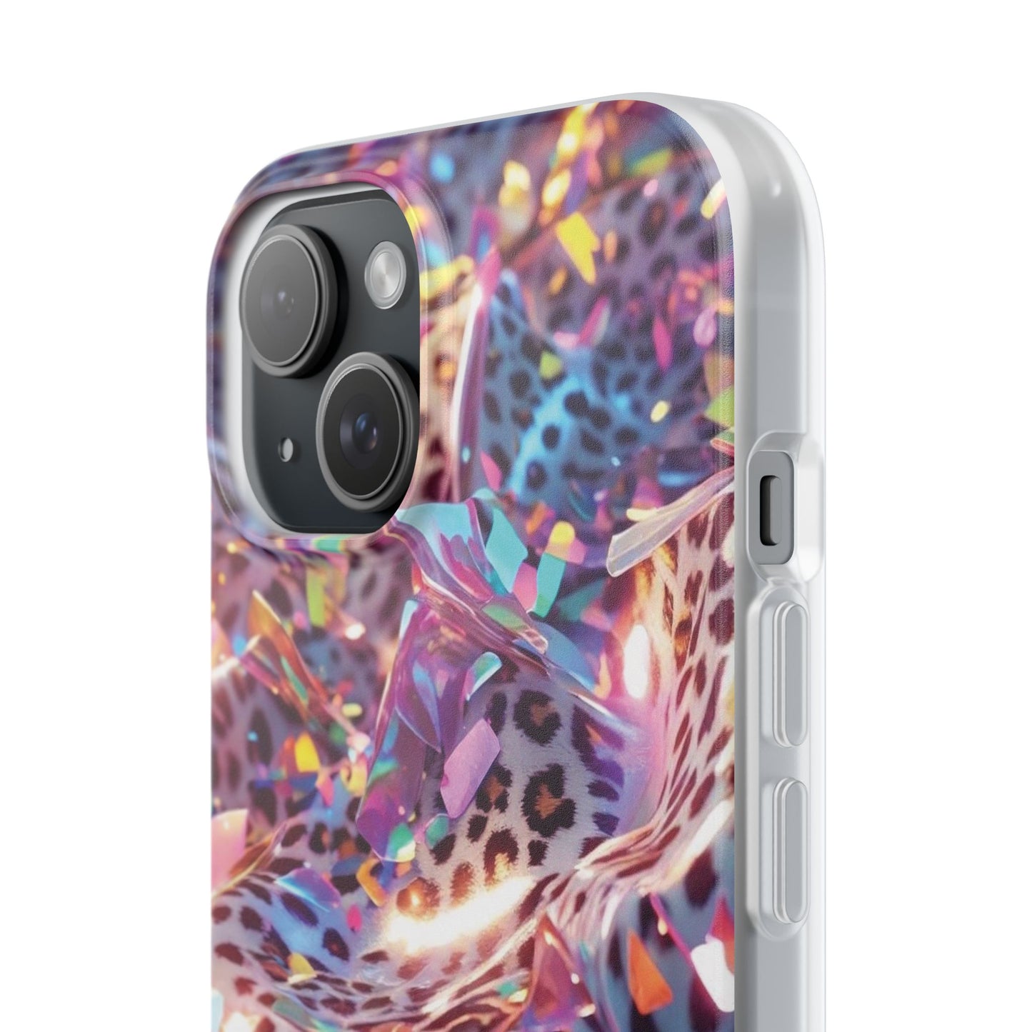 iPhone Flexi Case – Leopardenmuster
