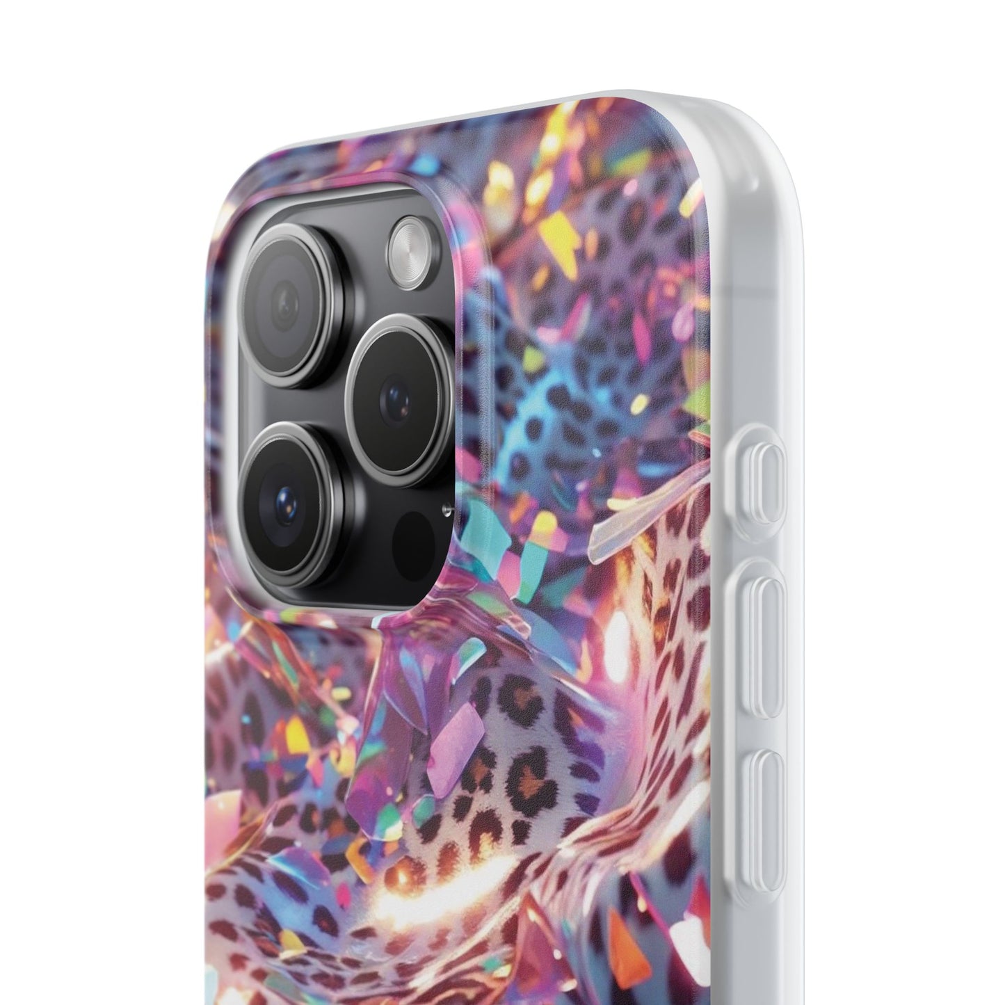 iPhone Flexi Case – Leopardenmuster