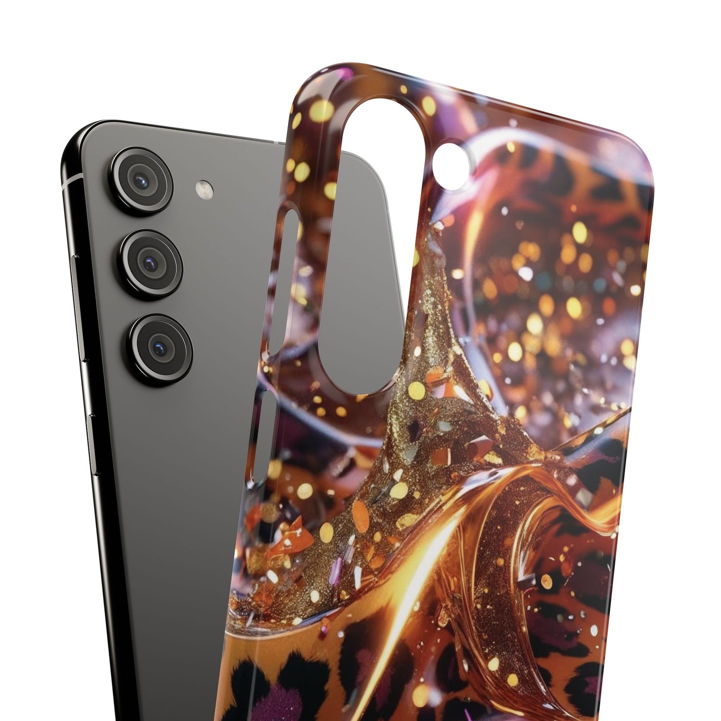 Snap Case Leopard Muster Samsung Handyhülle