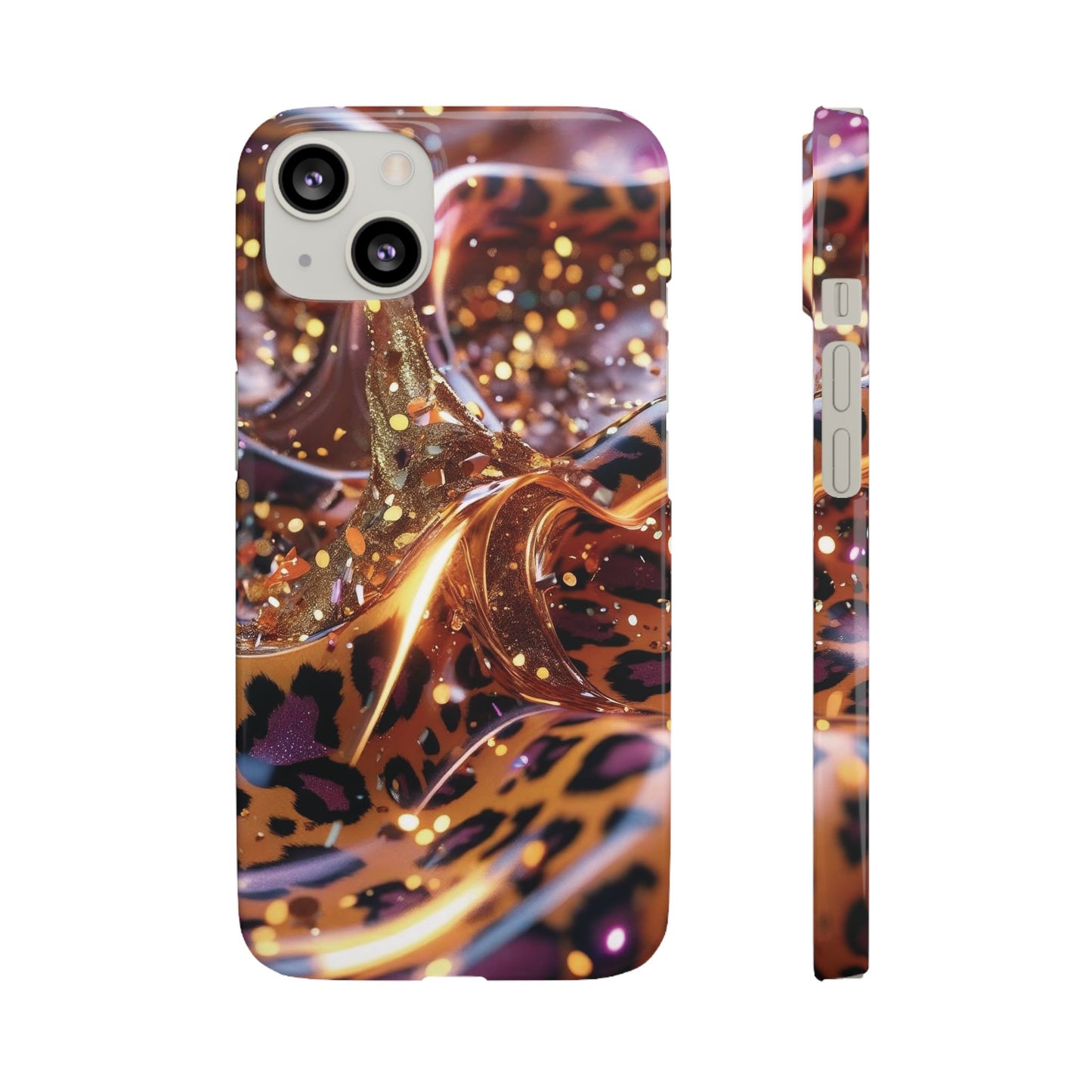 Snap Case Leopard Muster iPhone Handyhülle