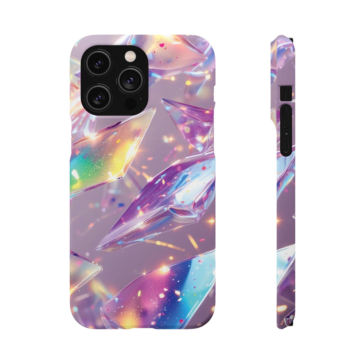 Snap Case iPhone Handyhülle – 3D-Effekt mit Diamant Design