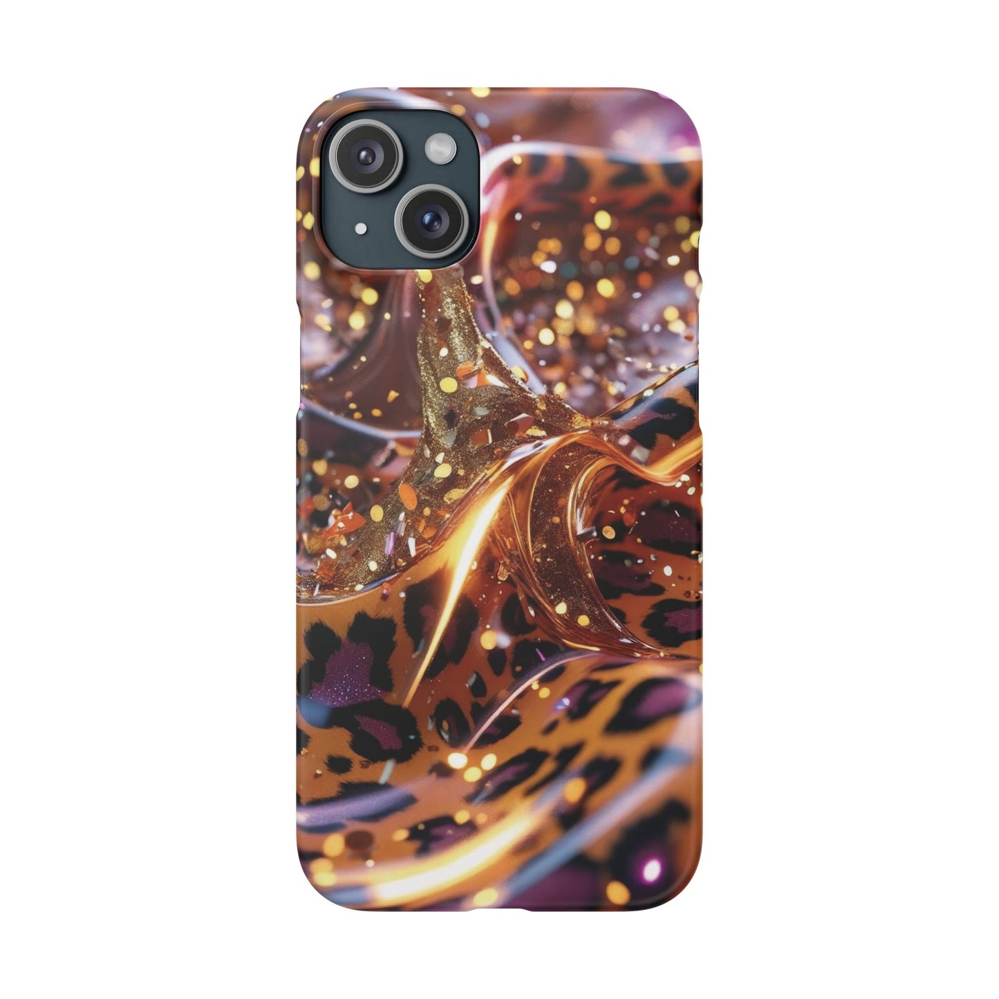 Snap Case Leopard Muster iPhone Handyhülle