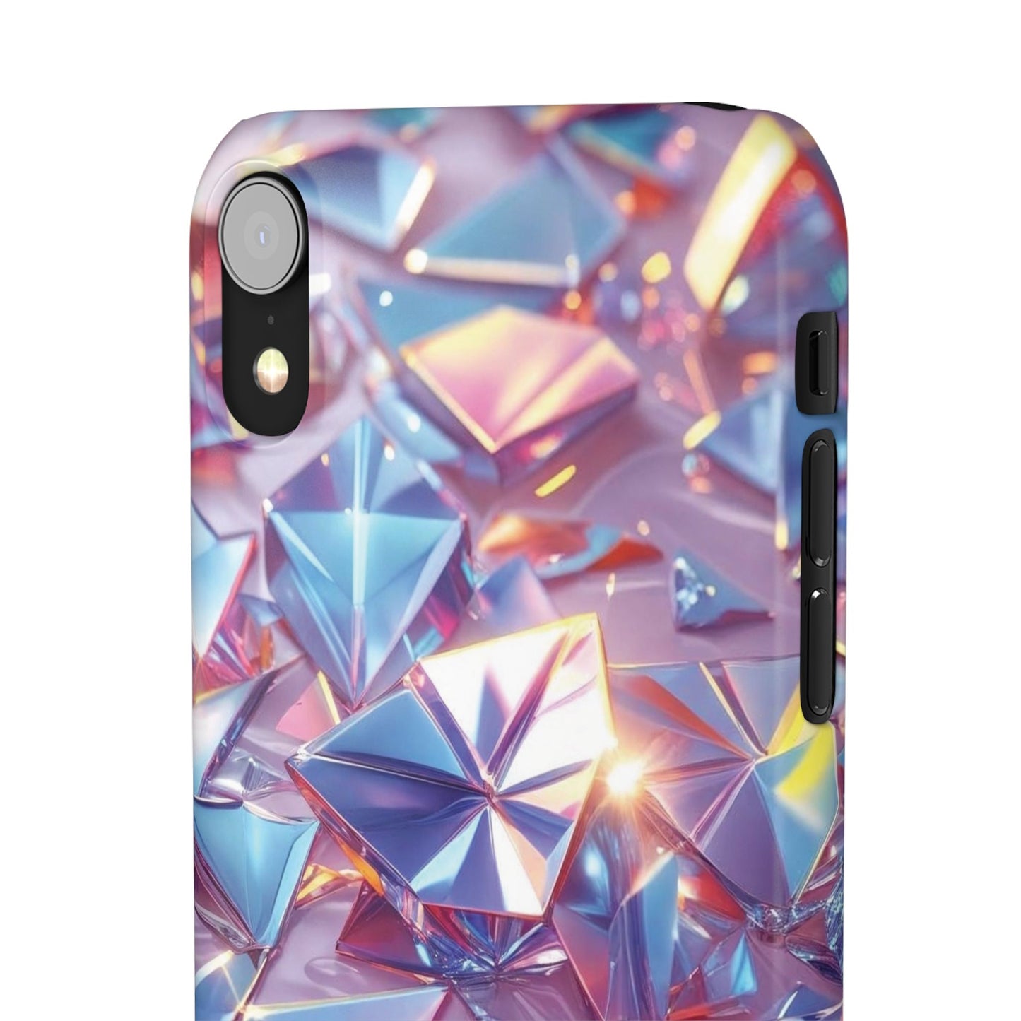 Snap Case iPhone Handyhülle – 3D-Effekt mit Diamant Design