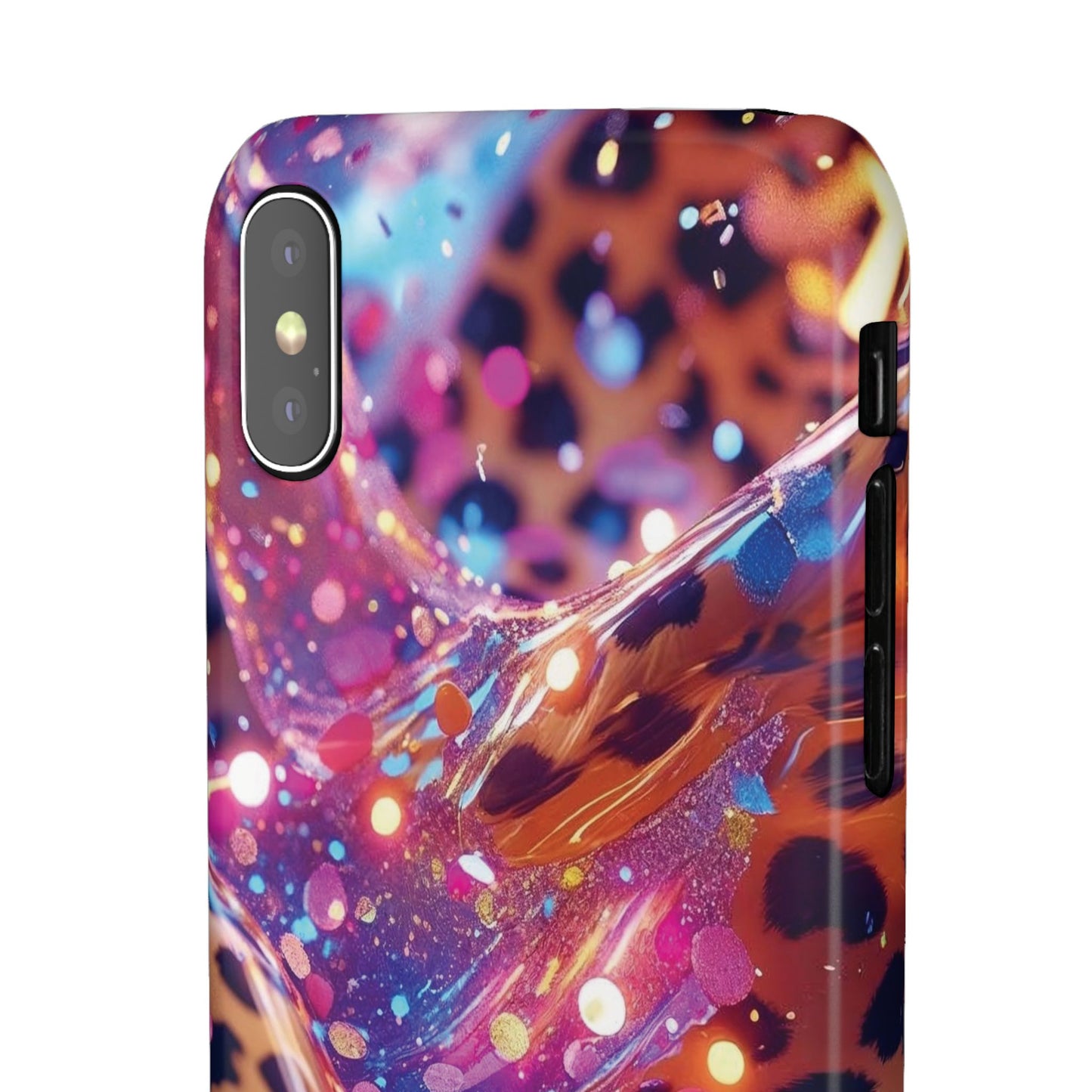 Snap Case Leopard Muster iPhone Handyhülle