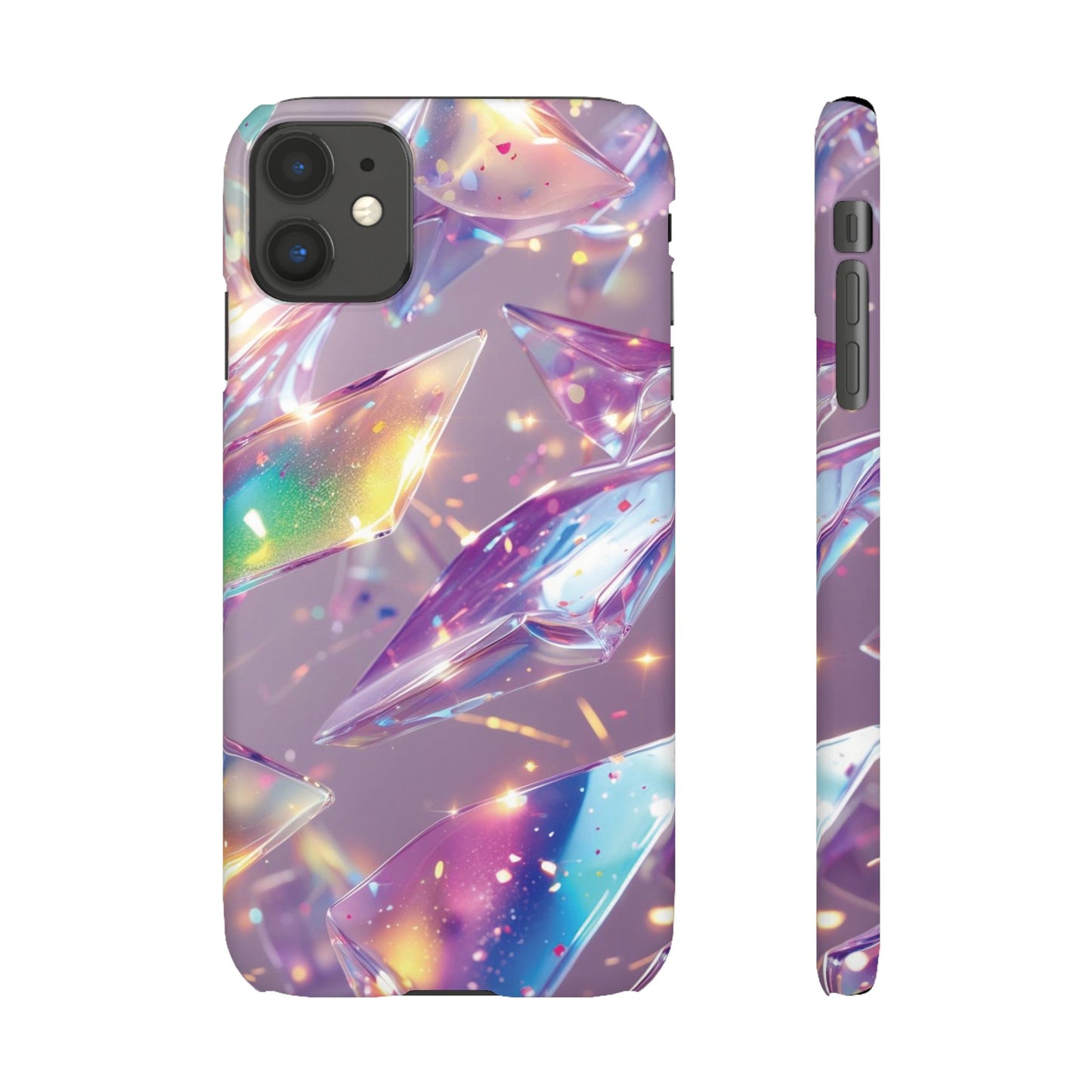 Snap Case iPhone Handyhülle – 3D-Effekt mit Diamant Design