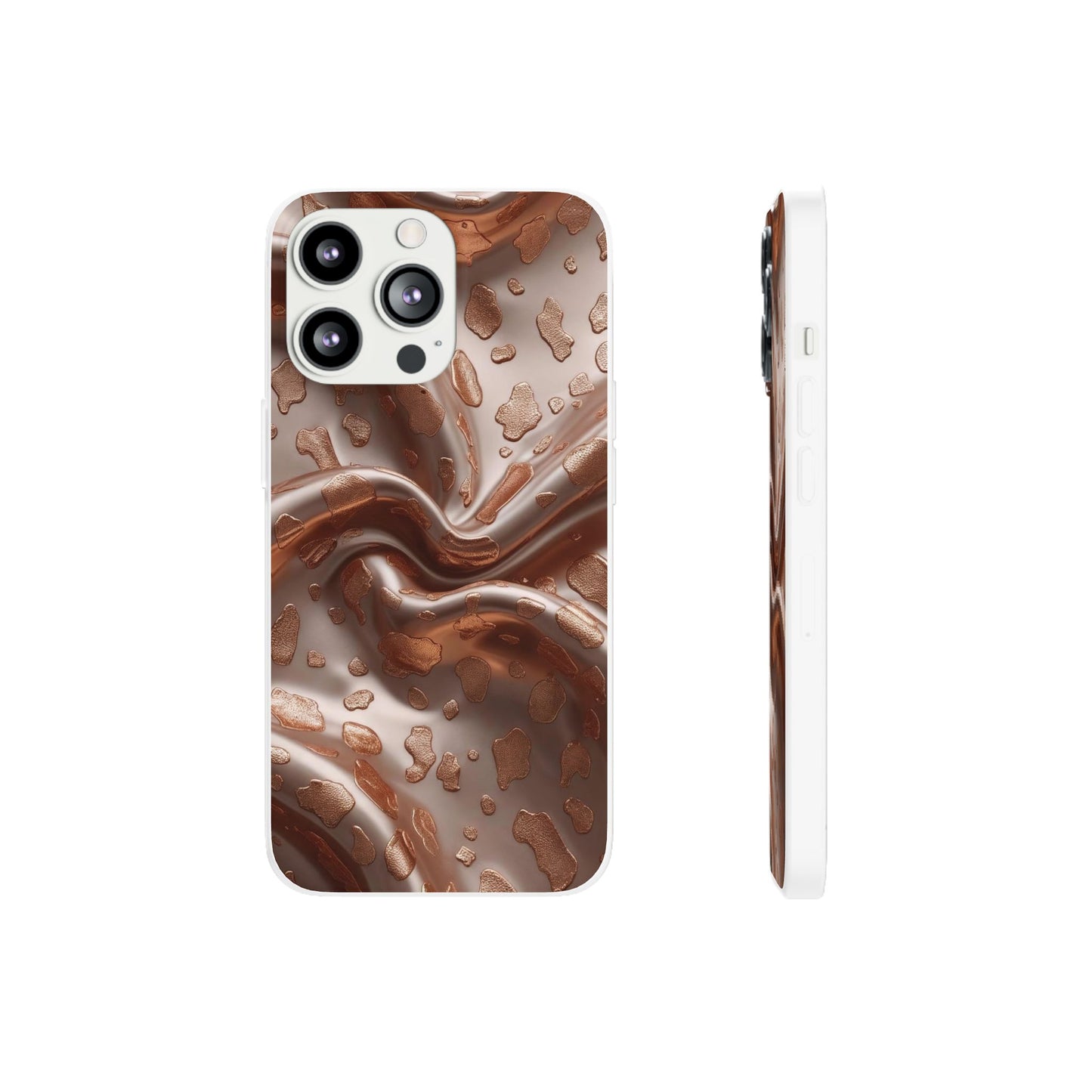iPhone Flexi Case – Leopardenmuster