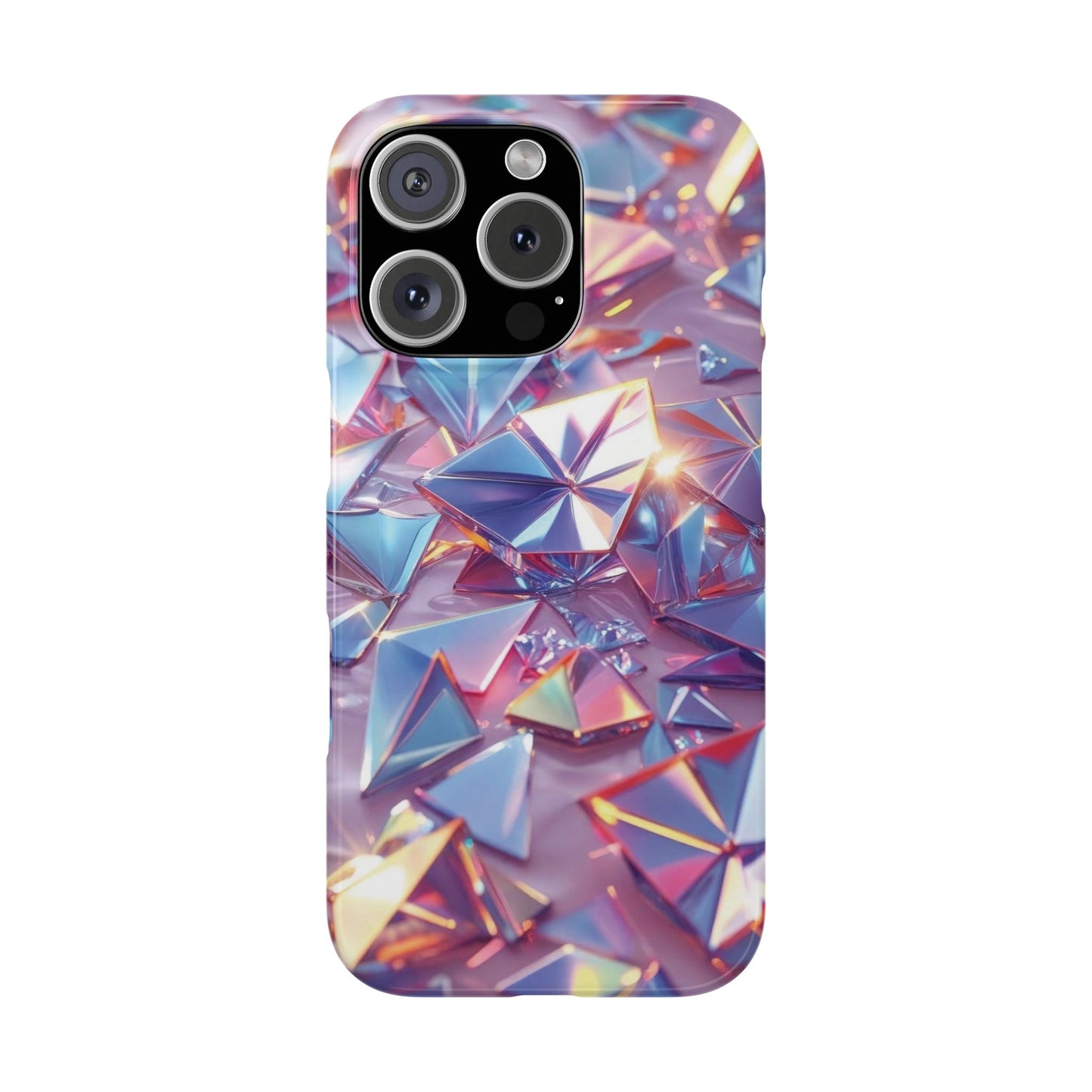 Snap Case iPhone Handyhülle – 3D-Effekt mit Diamant Design
