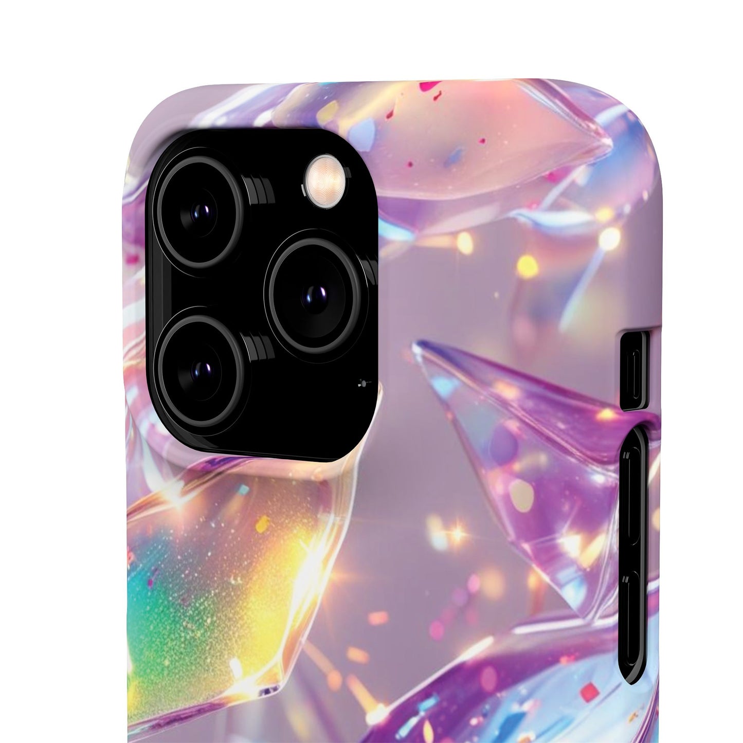 Snap Case iPhone Handyhülle – 3D-Effekt mit Diamant Design