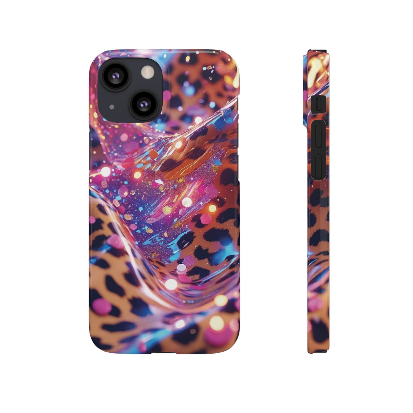 Snap Case Leopard Muster iPhone Handyhülle
