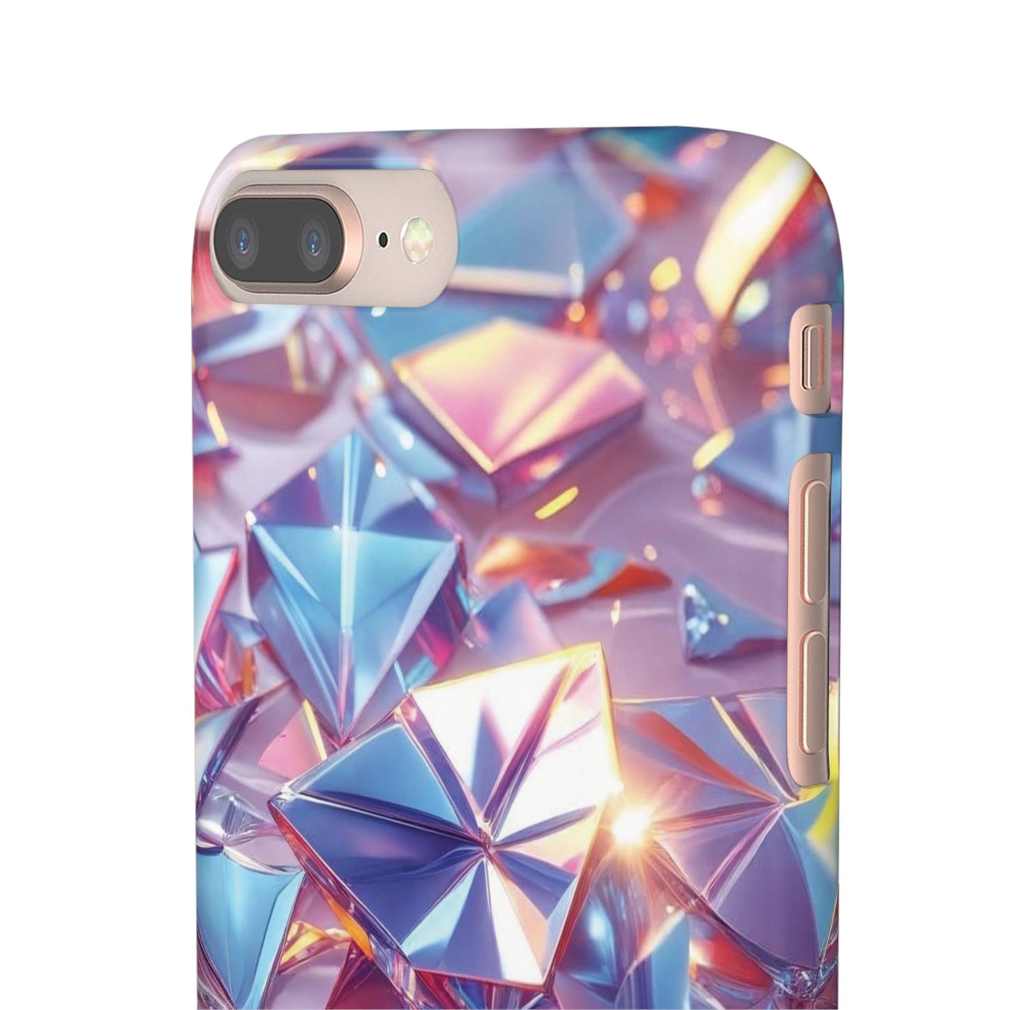 Snap Case iPhone Handyhülle – 3D-Effekt mit Diamant Design