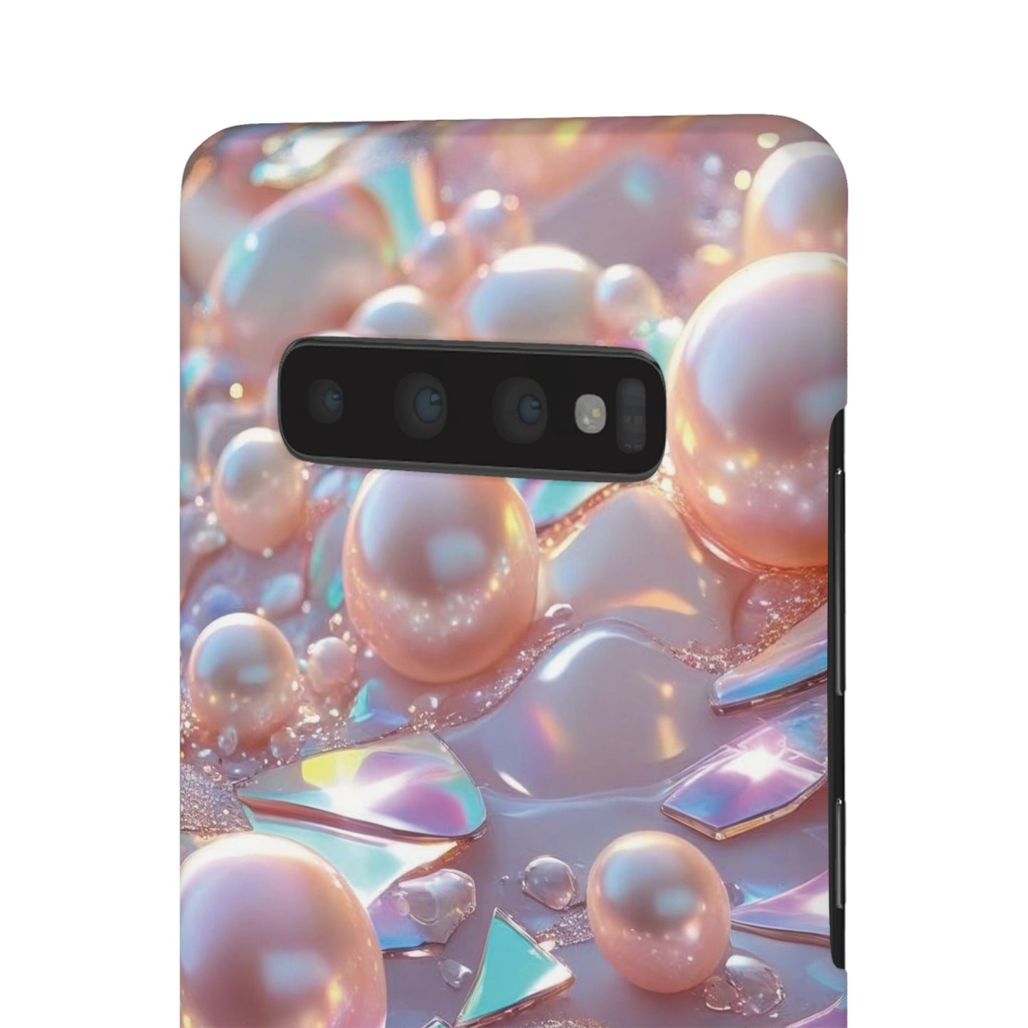 Snap Case Samsung Handyhülle – 3D Perlen Effekt