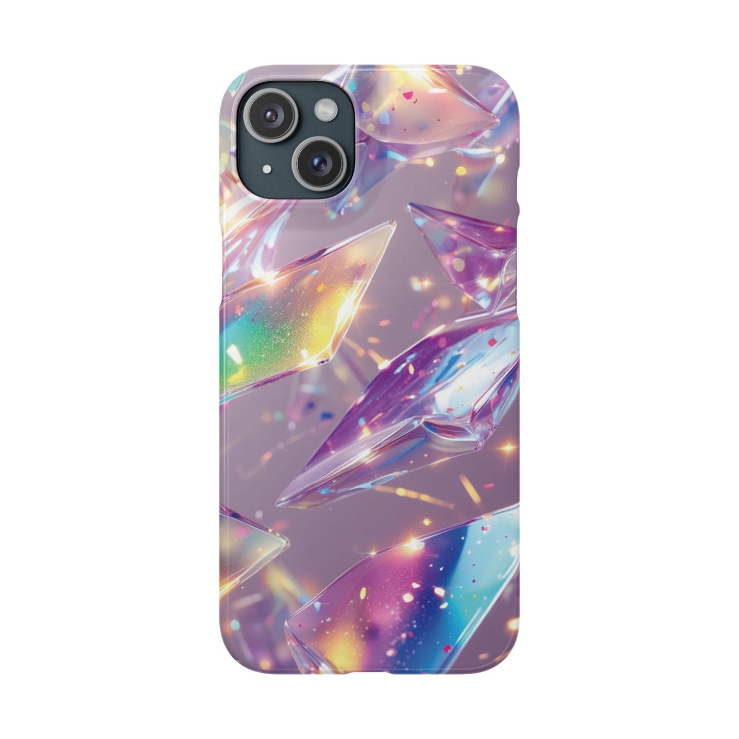 Snap Case iPhone Handyhülle – 3D-Effekt mit Diamant Design