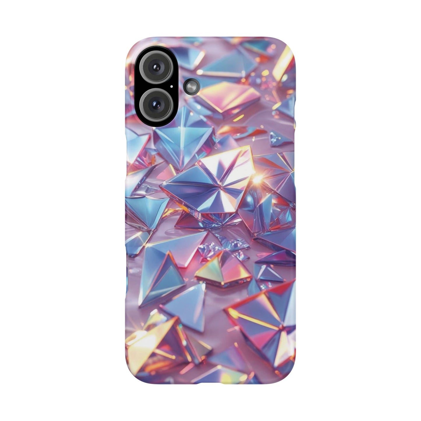 Snap Case iPhone Handyhülle – 3D-Effekt mit Diamant Design