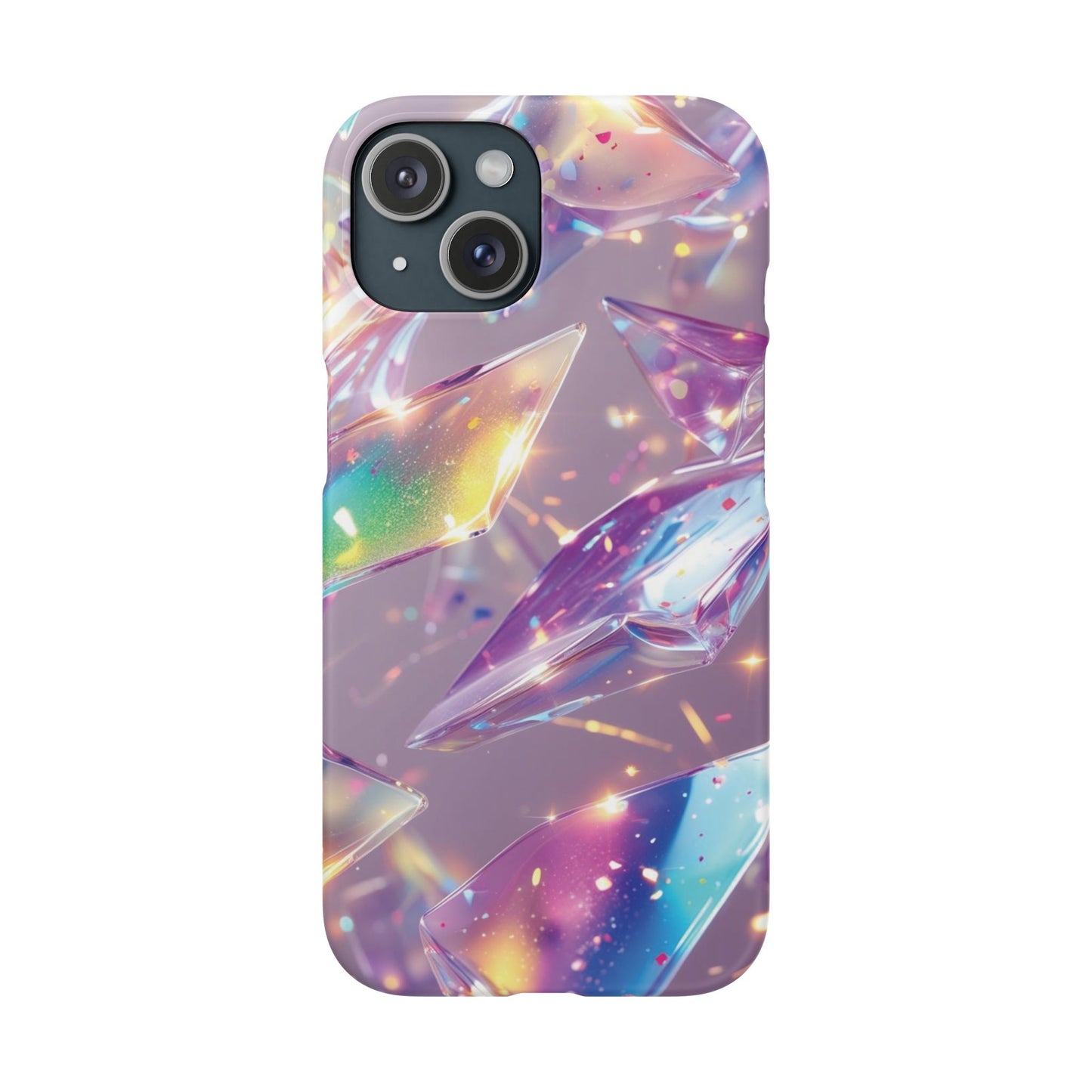 Snap Case iPhone Handyhülle – 3D-Effekt mit Diamant Design
