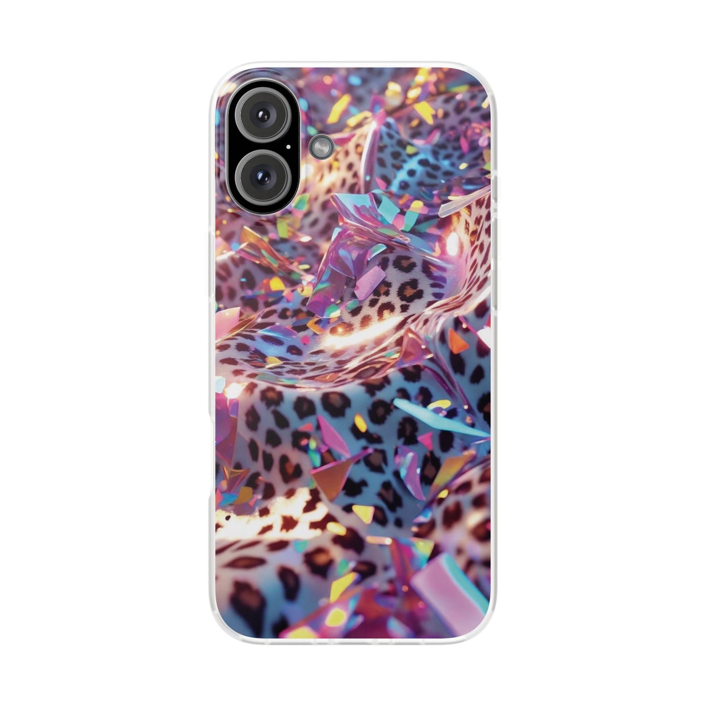 iPhone Flexi Case – Leopardenmuster