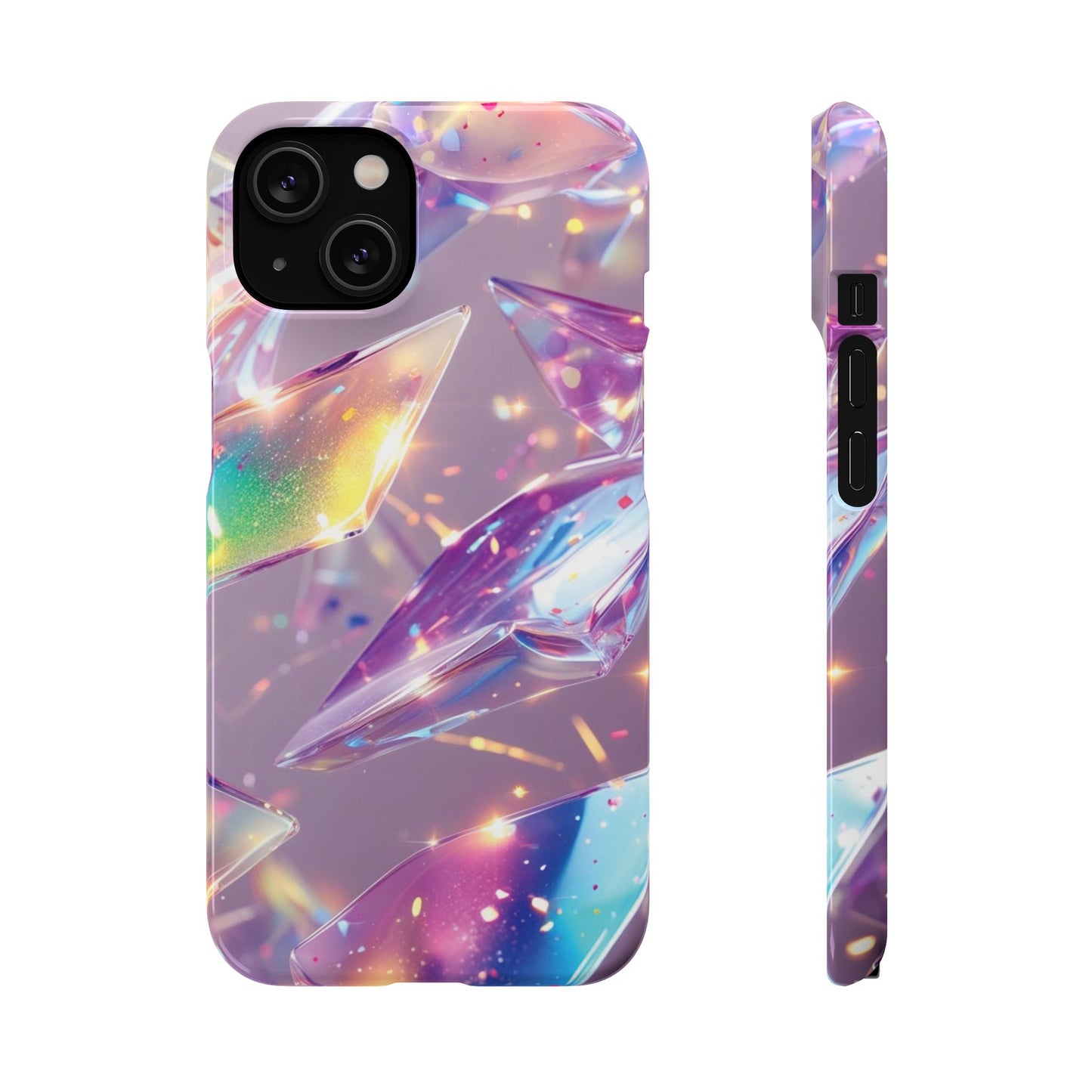 Snap Case iPhone Handyhülle – 3D-Effekt mit Diamant Design