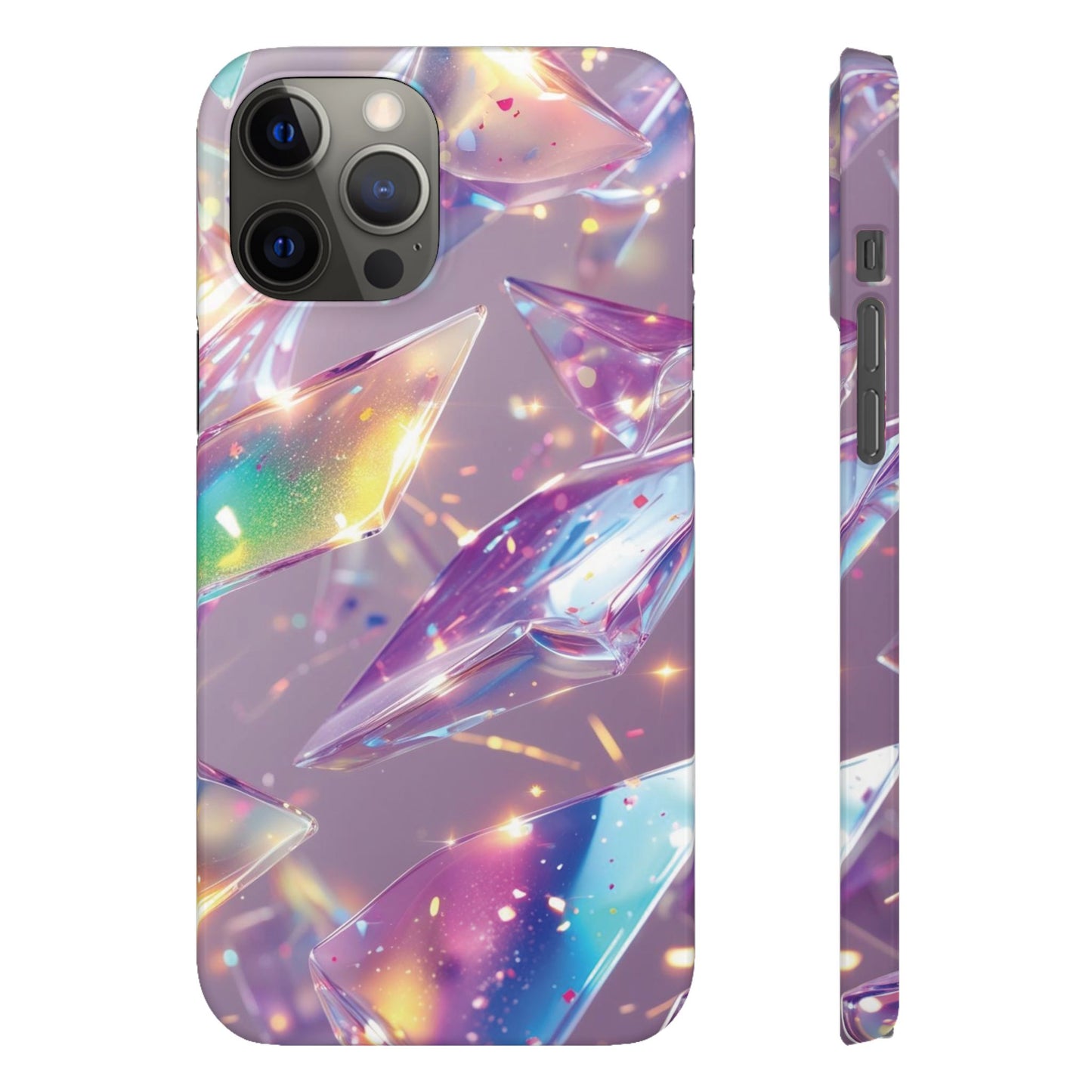 Snap Case iPhone Handyhülle – 3D-Effekt mit Diamant Design