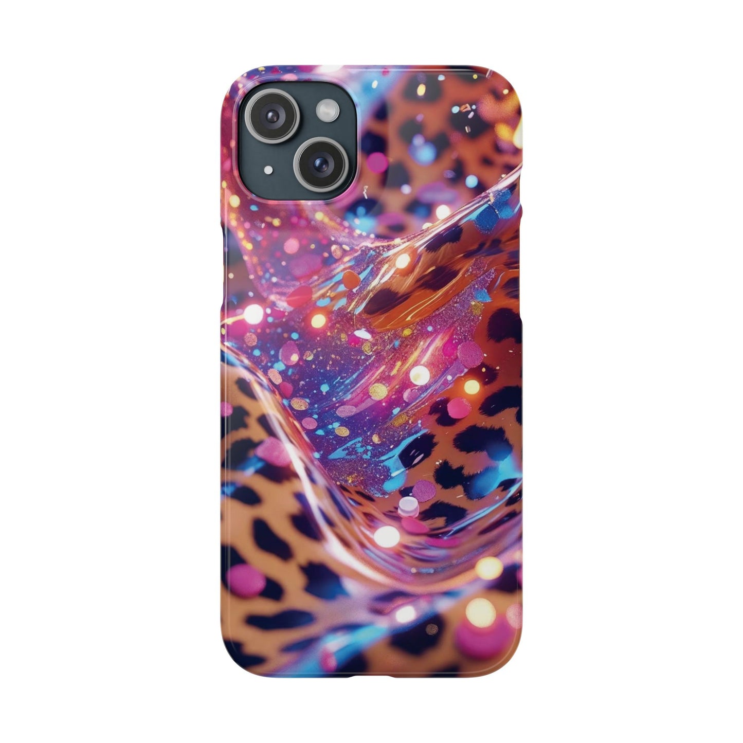 Snap Case Leopard Muster iPhone Handyhülle