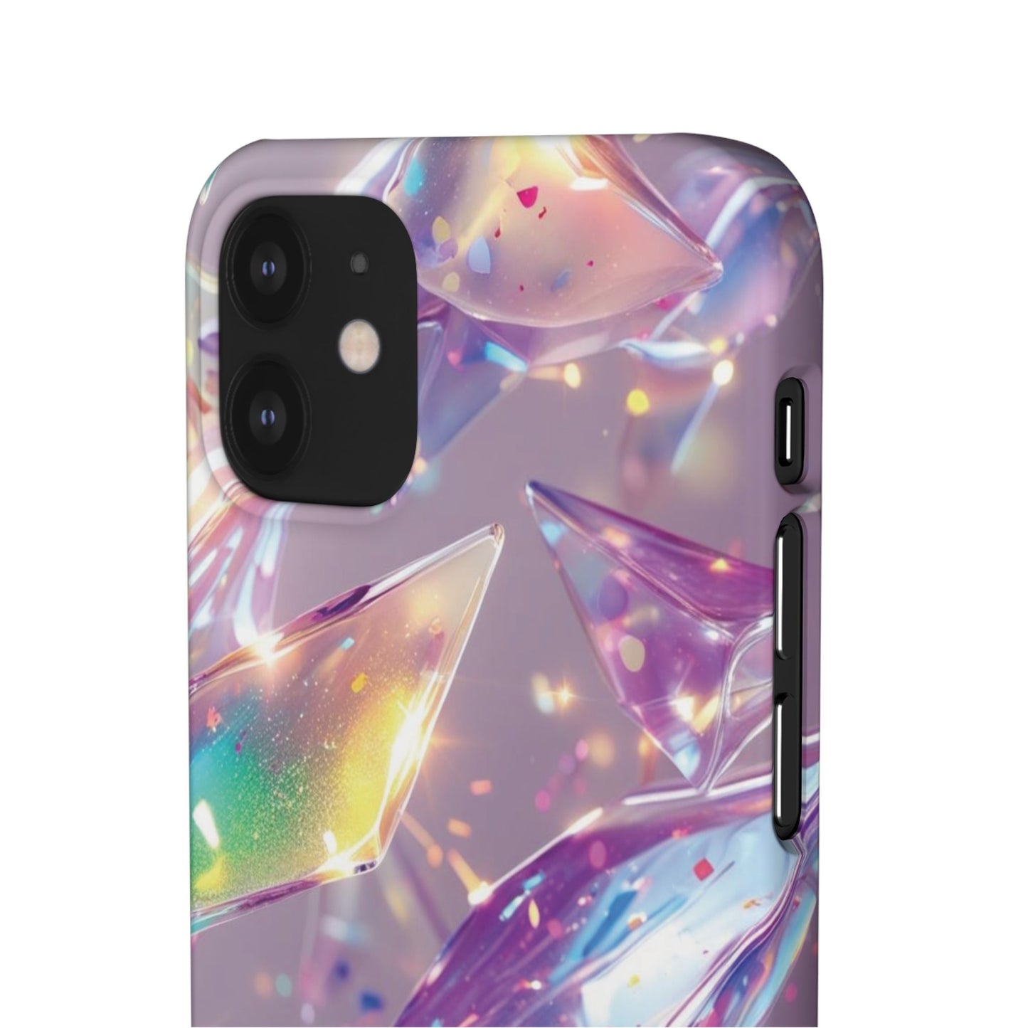 Snap Case iPhone Handyhülle – 3D-Effekt mit Diamant Design