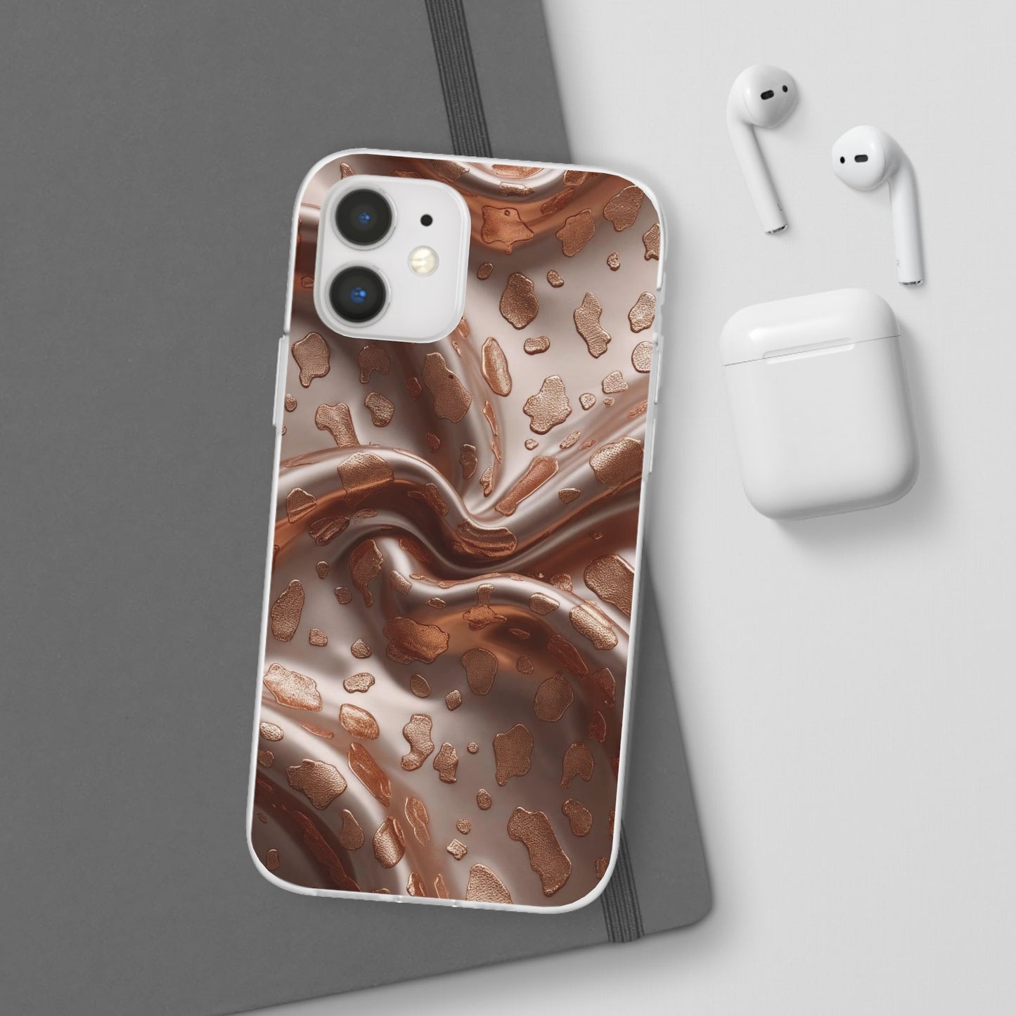 iPhone Flexi Case – Leopardenmuster