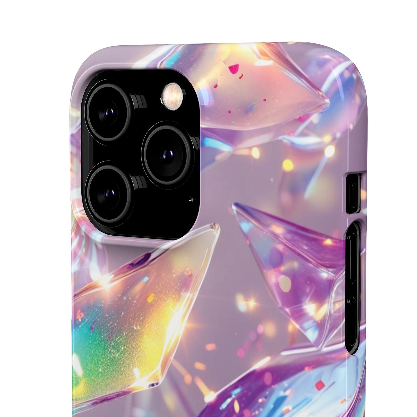 Snap Case iPhone Handyhülle – 3D-Effekt mit Diamant Design