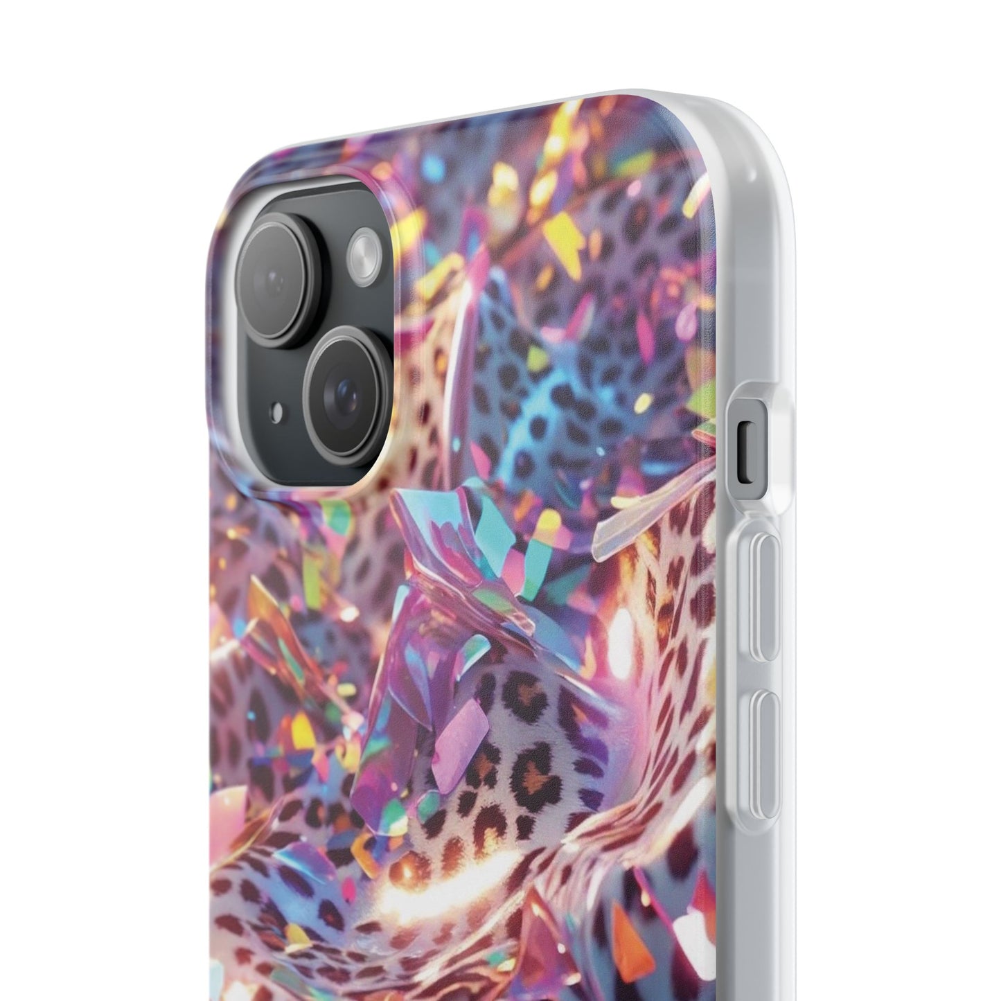 iPhone Flexi Case – Leopardenmuster