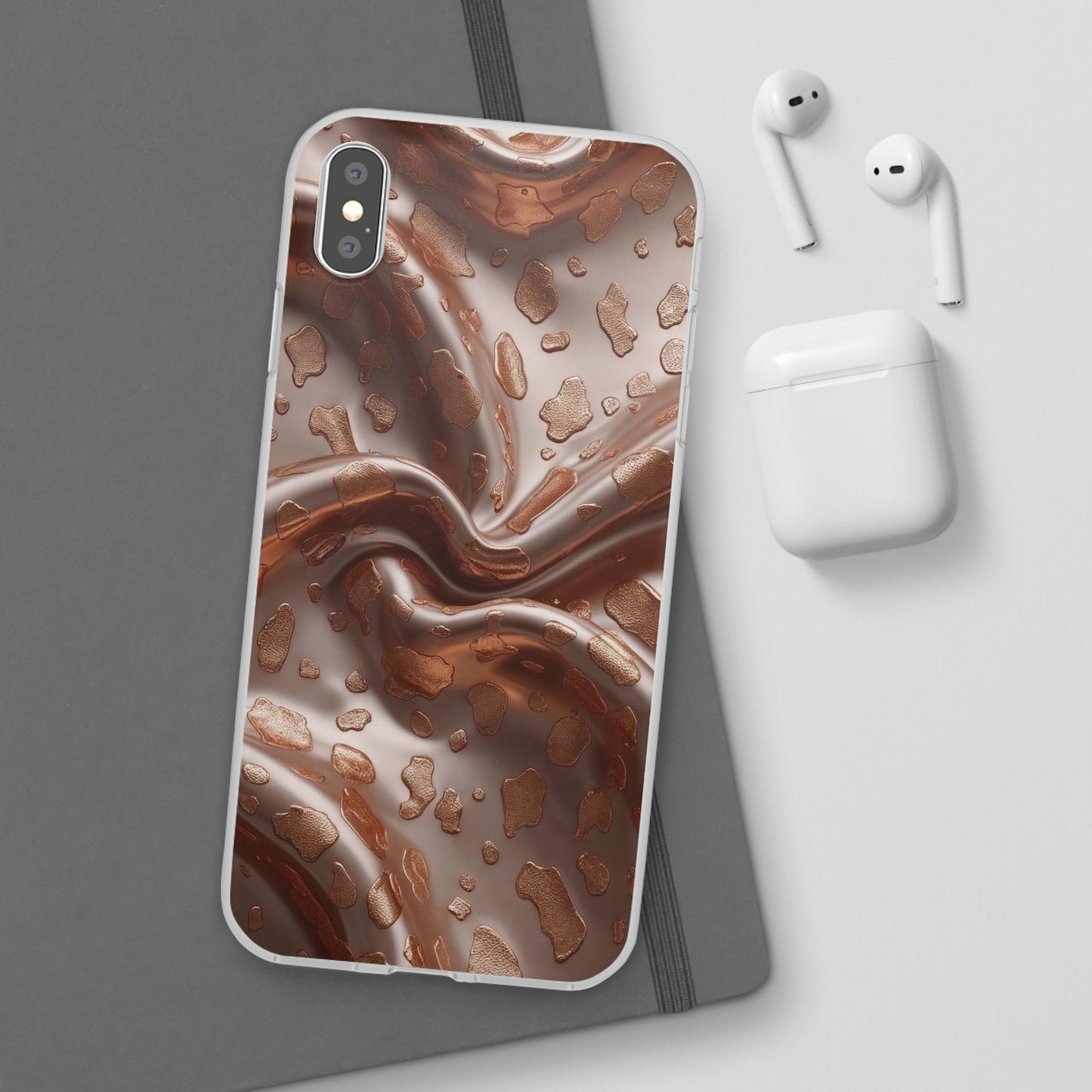 iPhone Flexi Case – Leopardenmuster