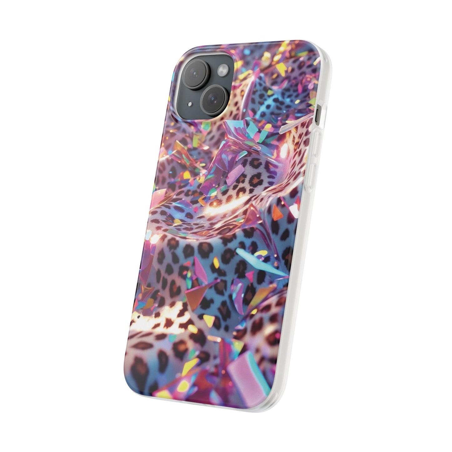 iPhone Flexi Case – Leopardenmuster