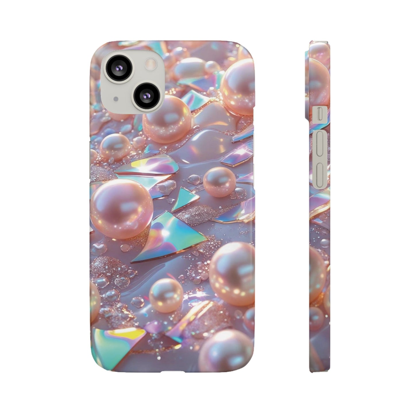 Snap Case iPhone Handyhülle – 3D Perlen Effekt