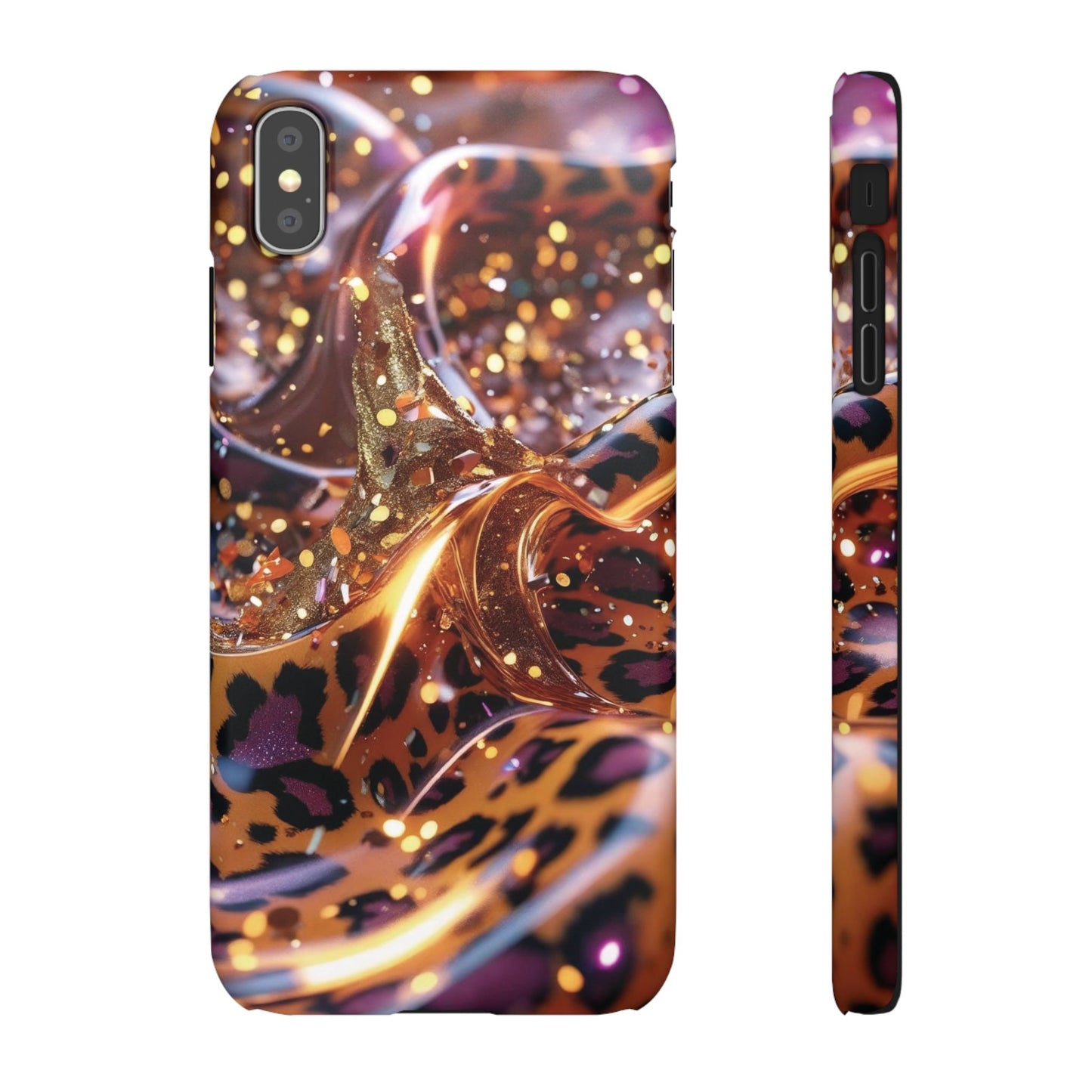 Snap Case Leopard Muster iPhone Handyhülle