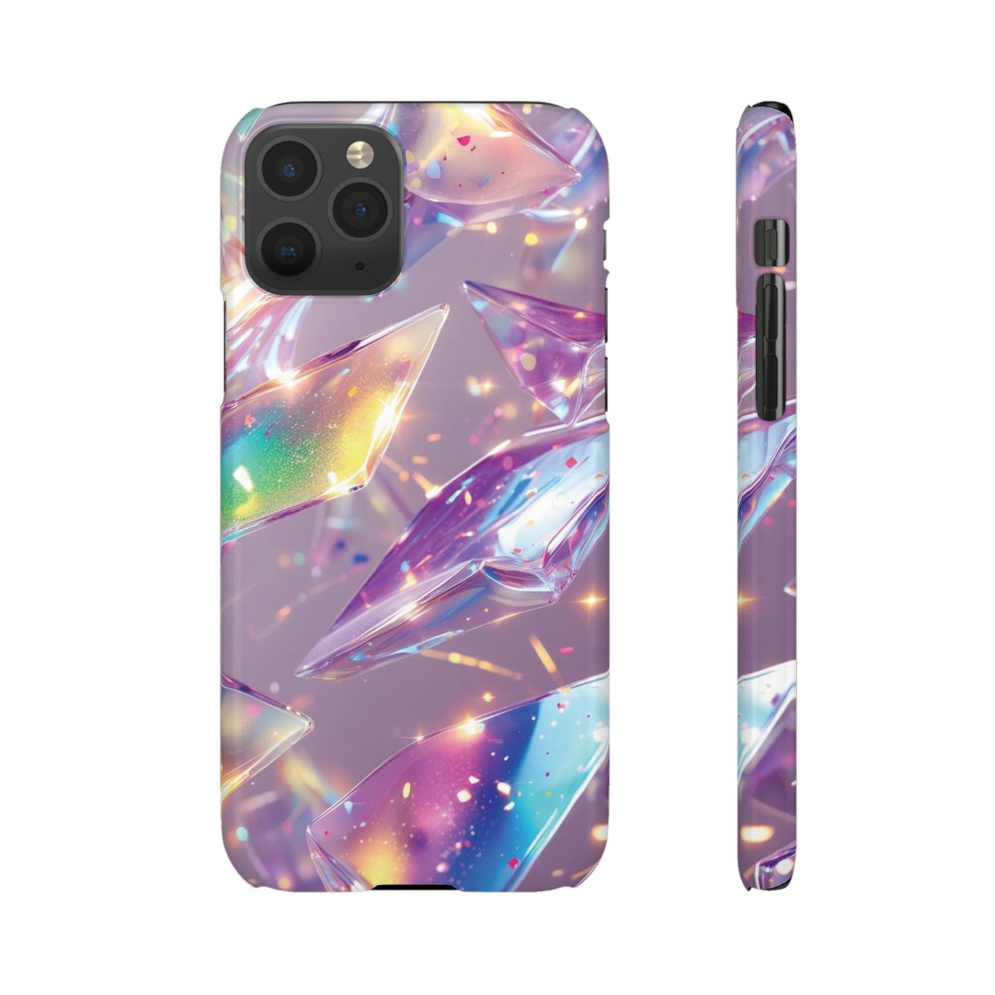 Snap Case iPhone Handyhülle – 3D-Effekt mit Diamant Design