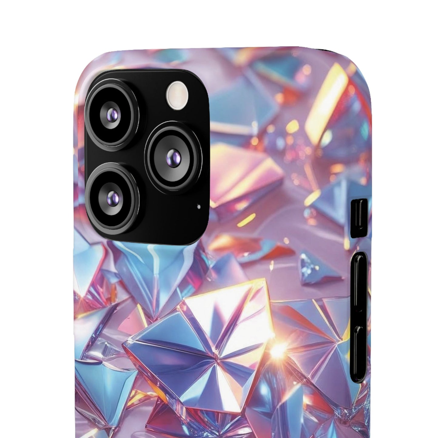 Snap Case iPhone Handyhülle – 3D-Effekt mit Diamant Design