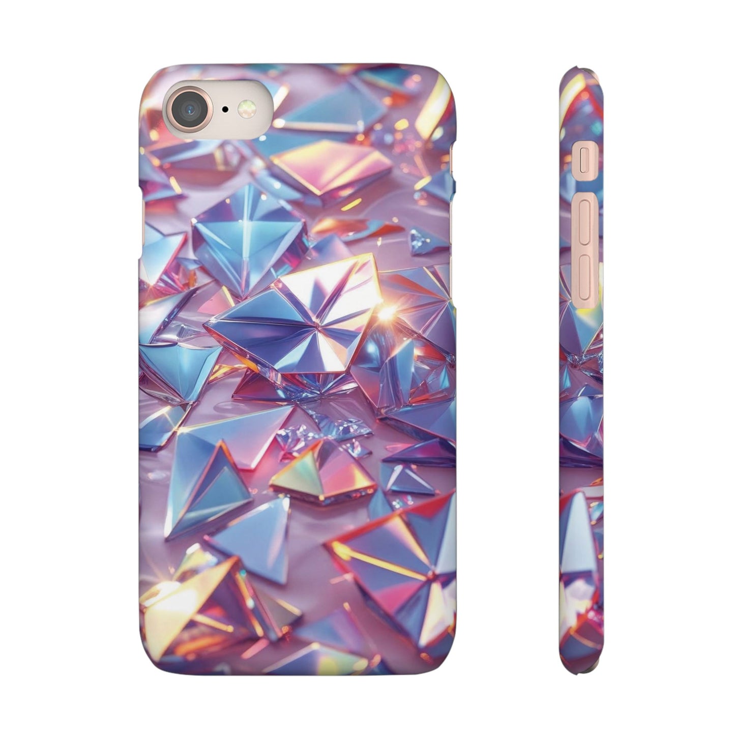 Snap Case iPhone Handyhülle – 3D-Effekt mit Diamant Design