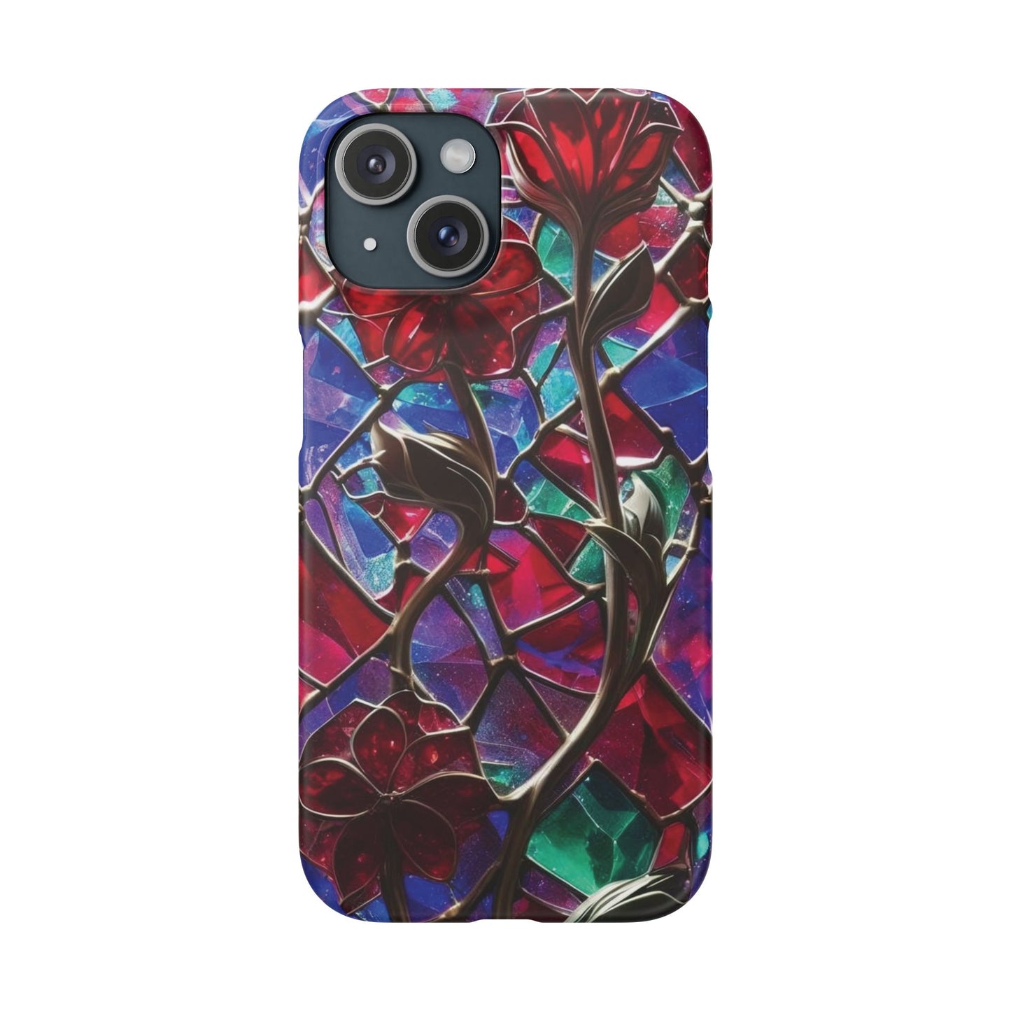 iPhone Snap Case – Glasmosaik 3D Optik Design