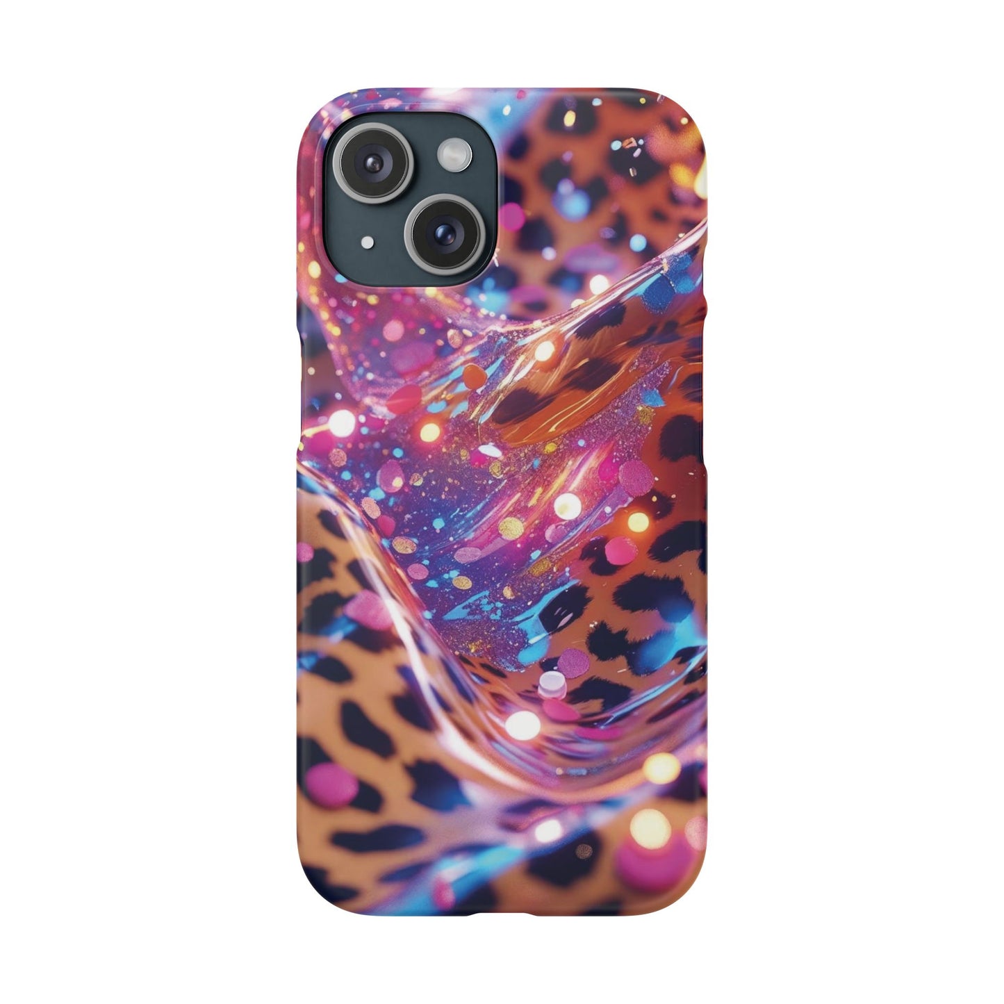 Snap Case Leopard Muster iPhone Handyhülle