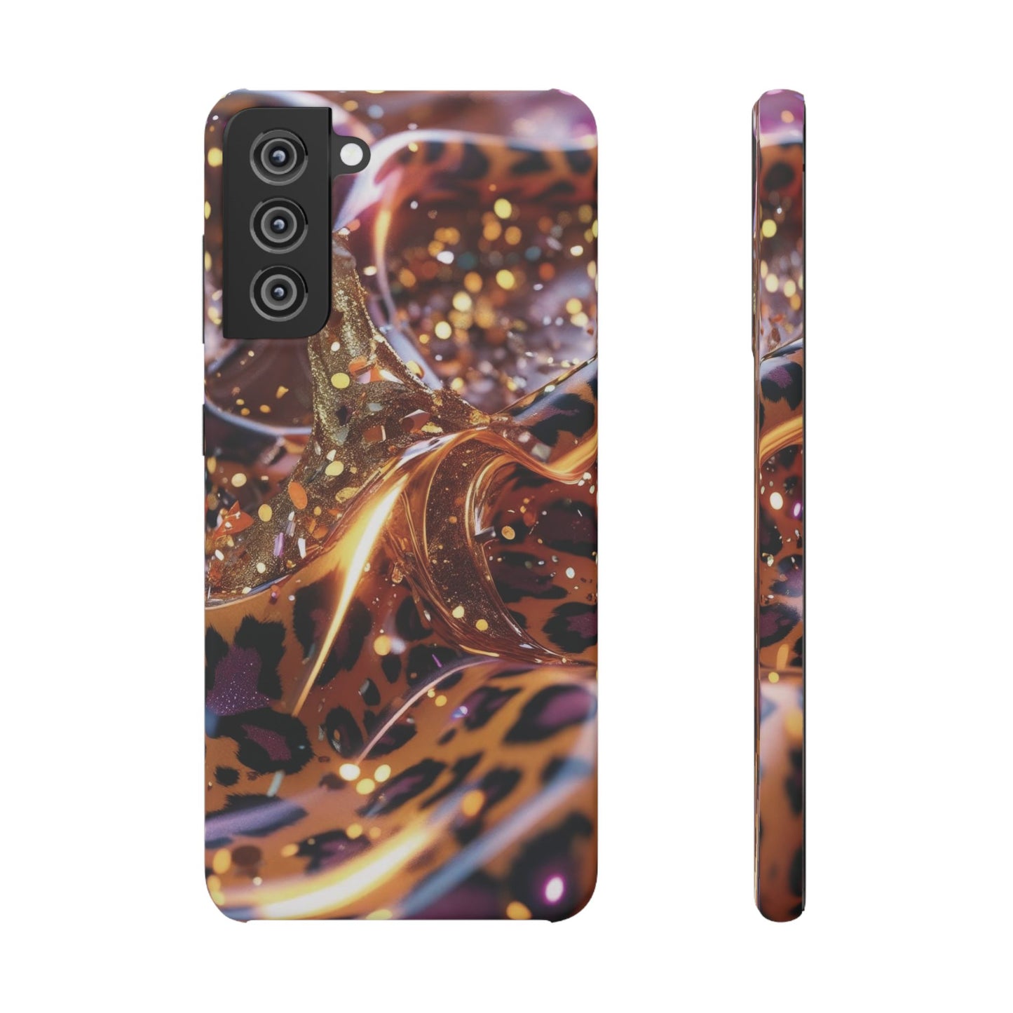 Snap Case Leopard Muster Samsung Handyhülle