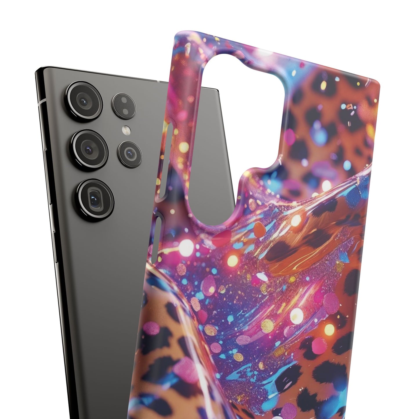 Snap Case Leopard Muster Samsung Handyhülle