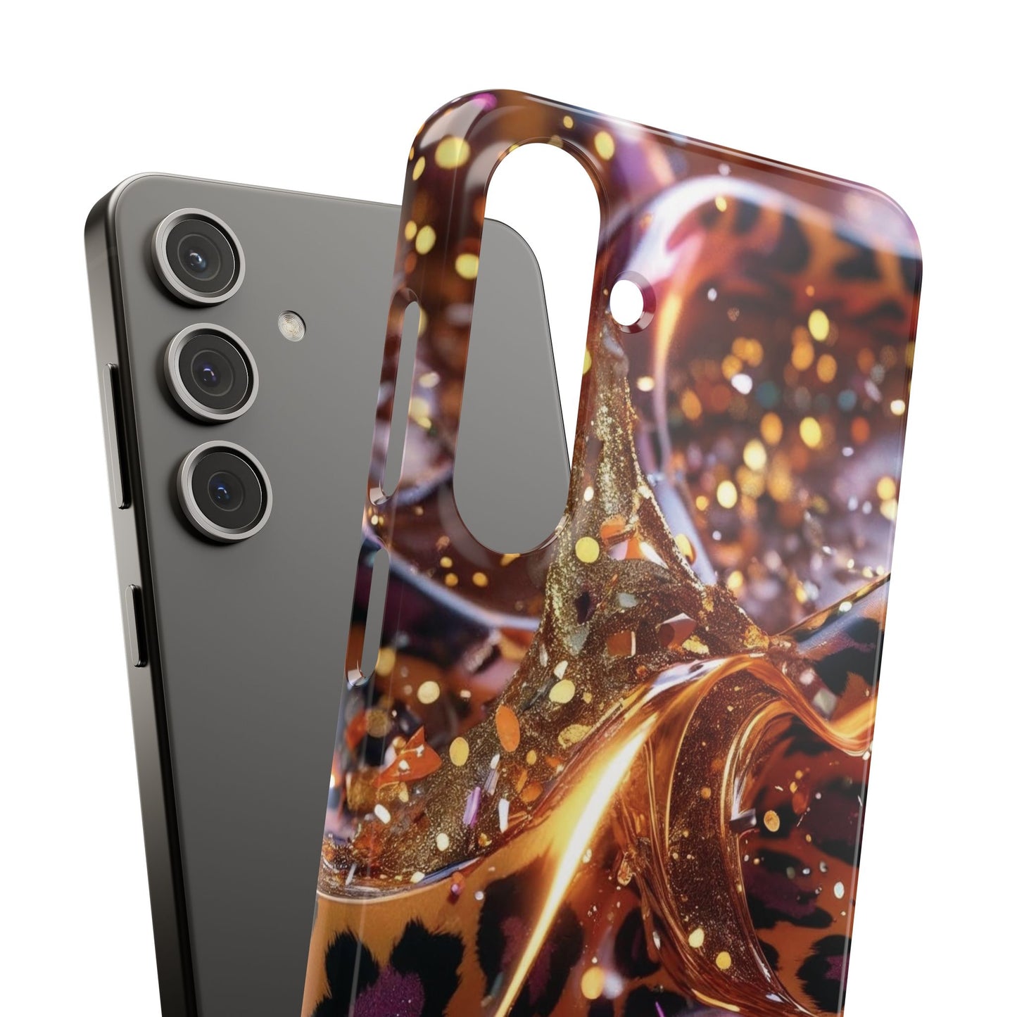 Snap Case Leopard Muster Samsung Handyhülle