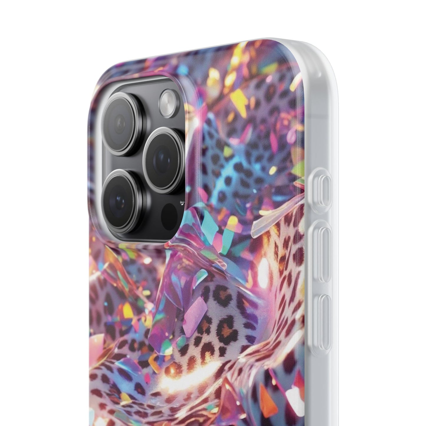iPhone Flexi Case – Leopardenmuster