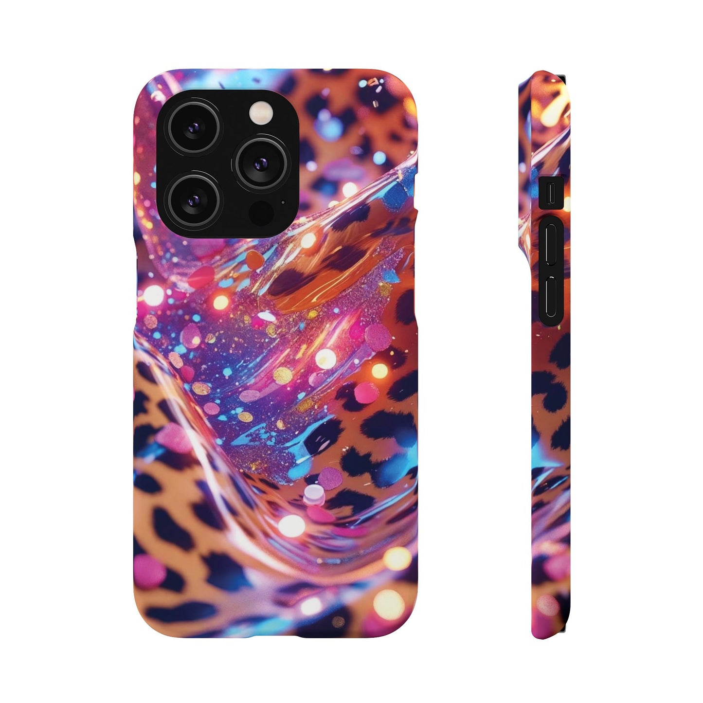 Snap Case Leopard Muster iPhone Handyhülle