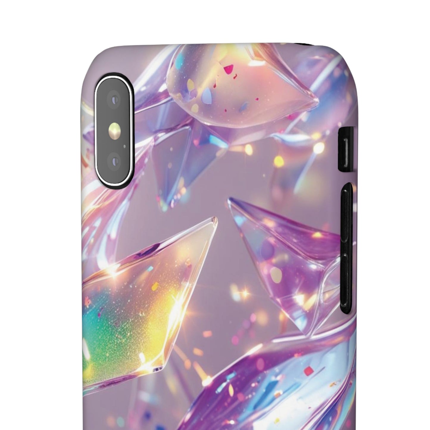 Snap Case iPhone Handyhülle – 3D-Effekt mit Diamant Design