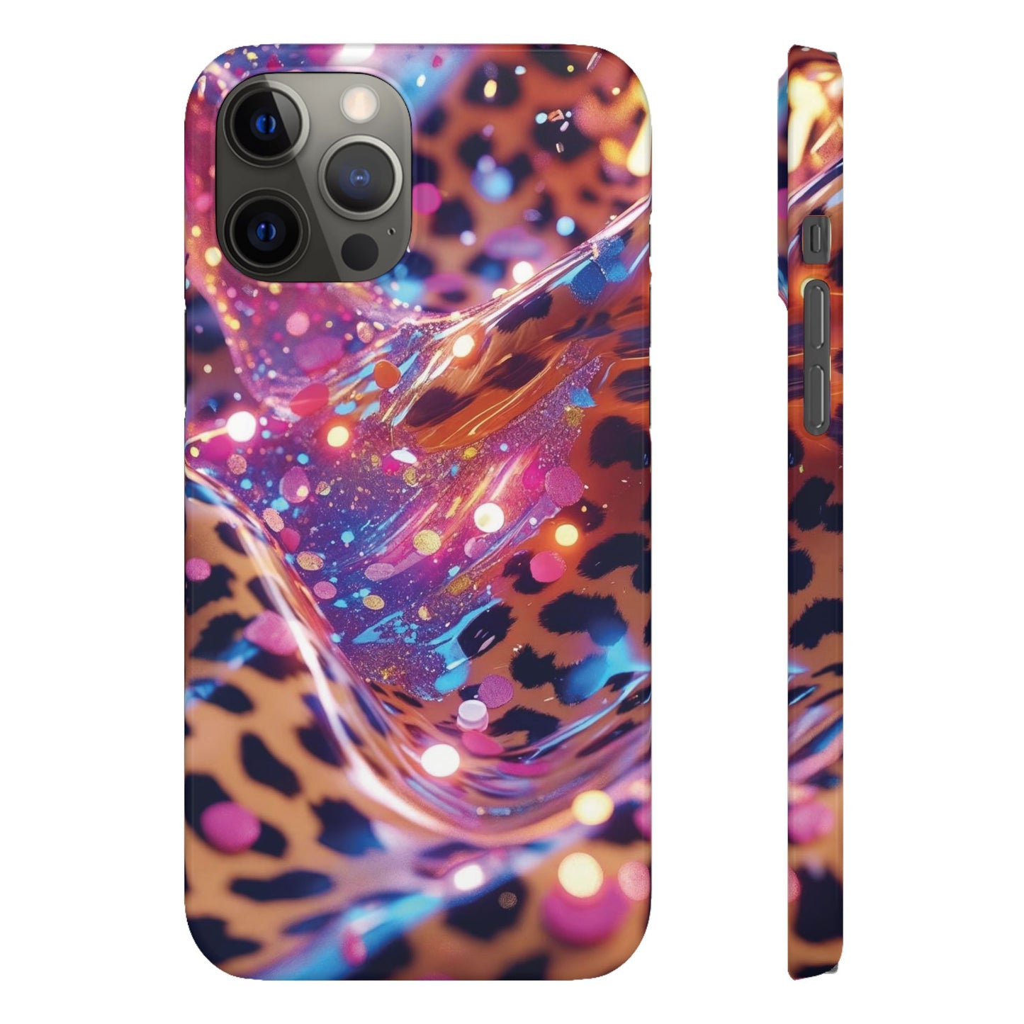 Snap Case Leopard Muster iPhone Handyhülle