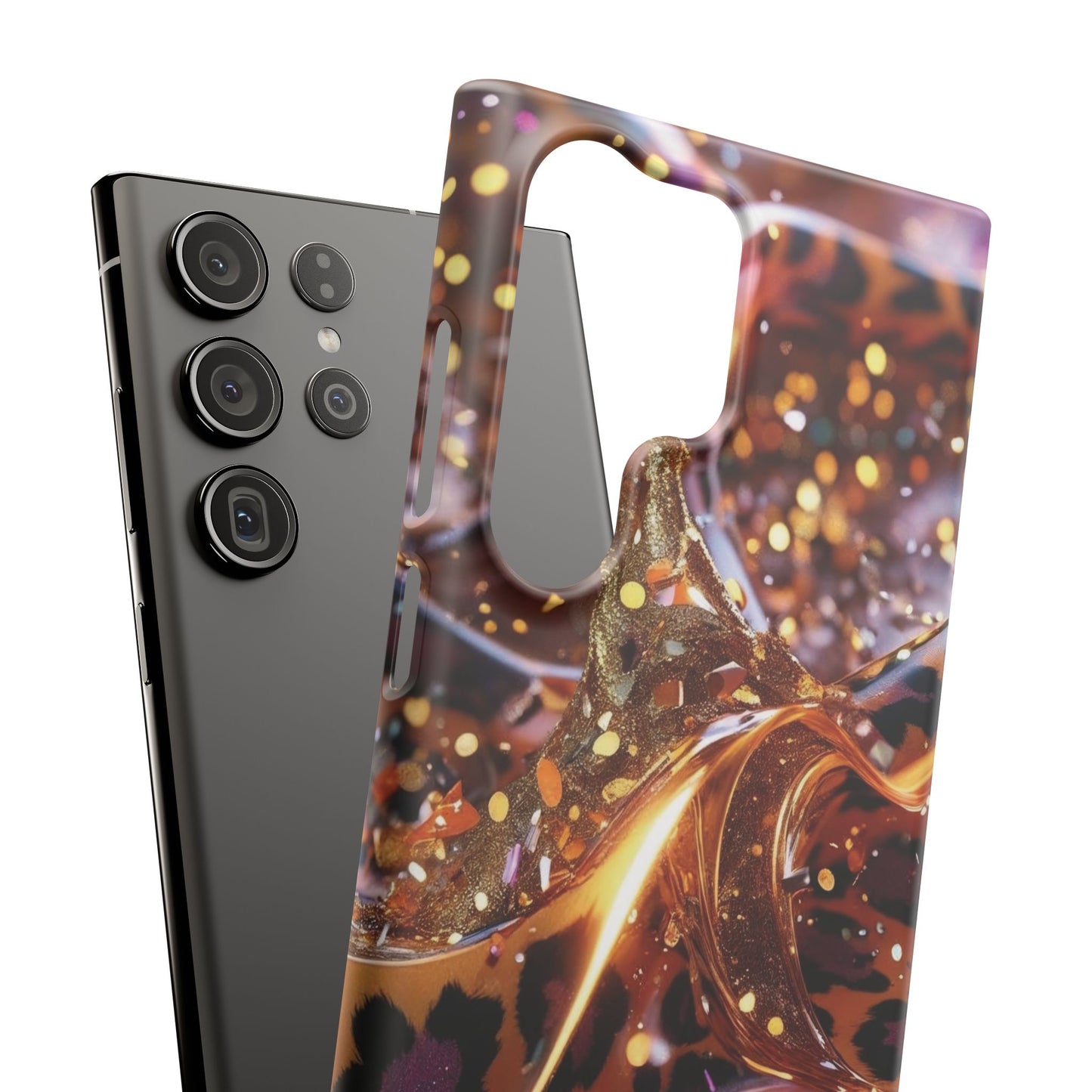 Snap Case Leopard Muster Samsung Handyhülle