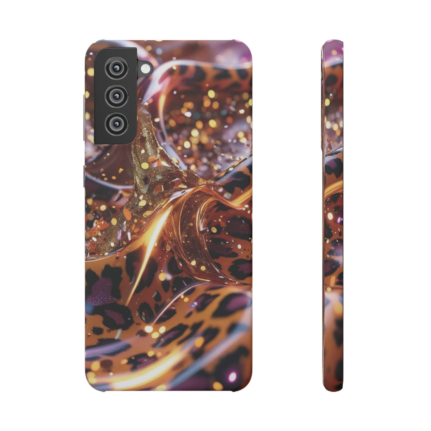 Snap Case Leopard Muster Samsung Handyhülle