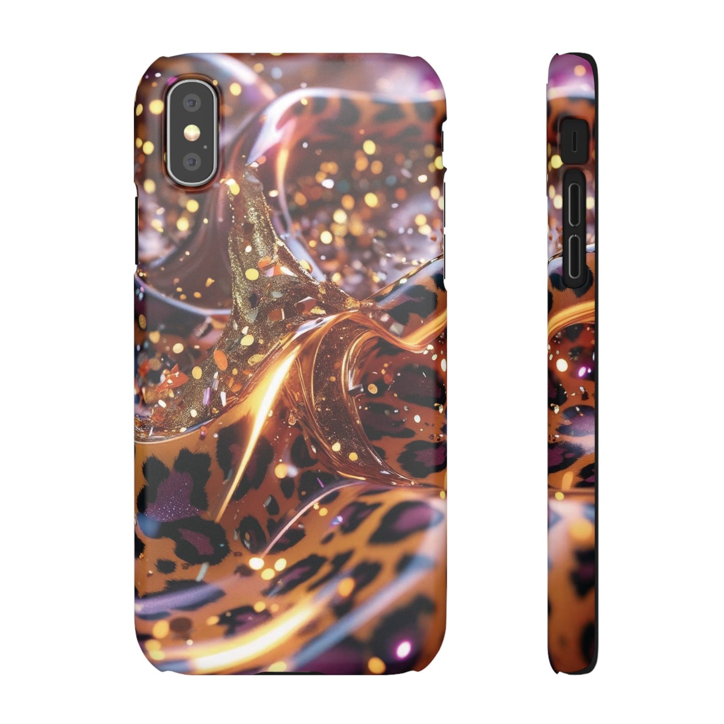Snap Case Leopard Muster iPhone Handyhülle