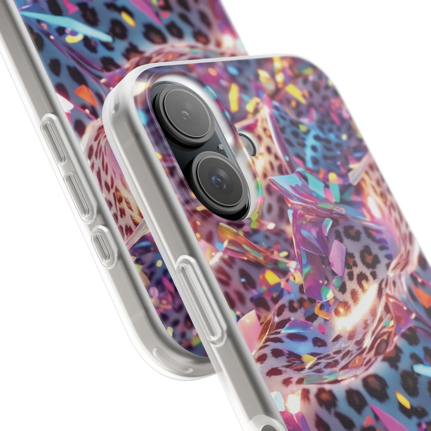 iPhone Flexi Case – Leopardenmuster