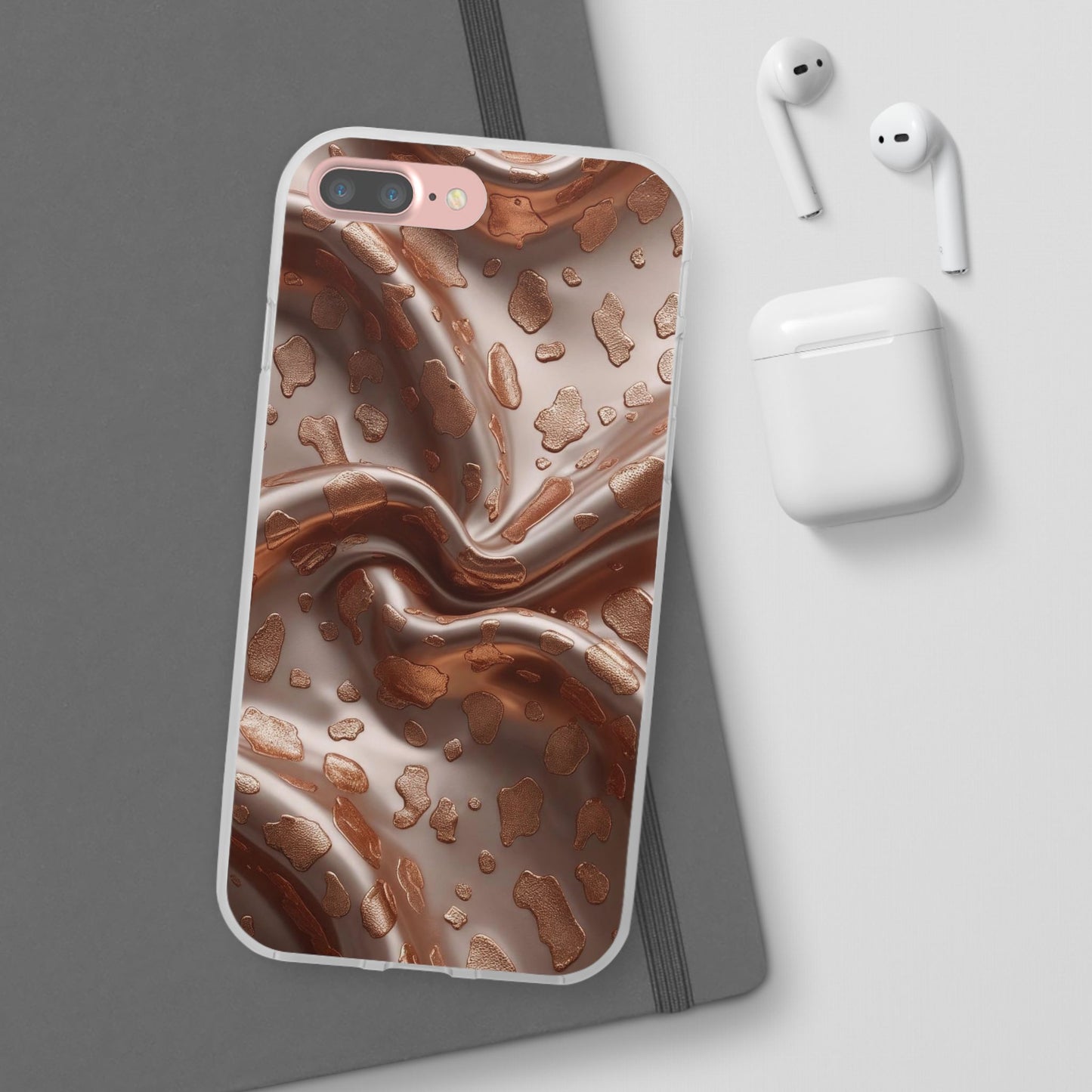 iPhone Flexi Case – Leopardenmuster