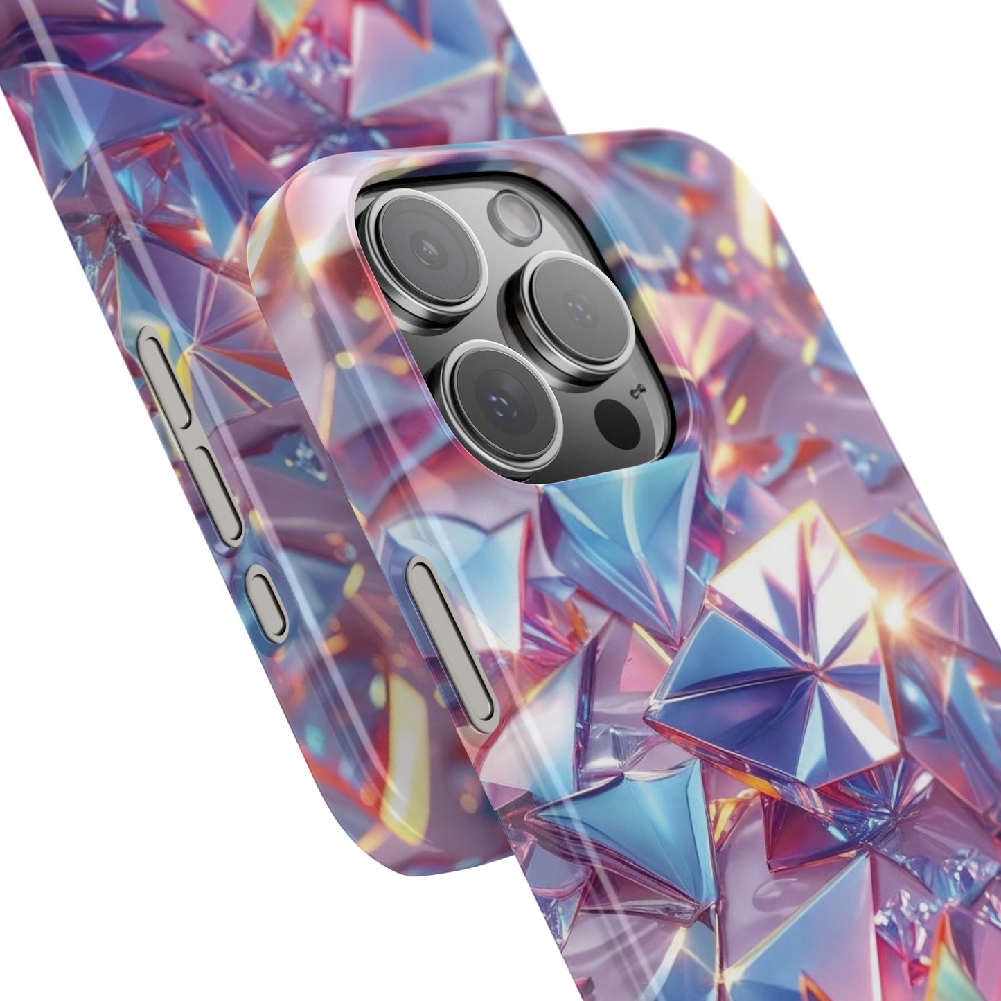 Snap Case iPhone Handyhülle – 3D-Effekt mit Diamant Design
